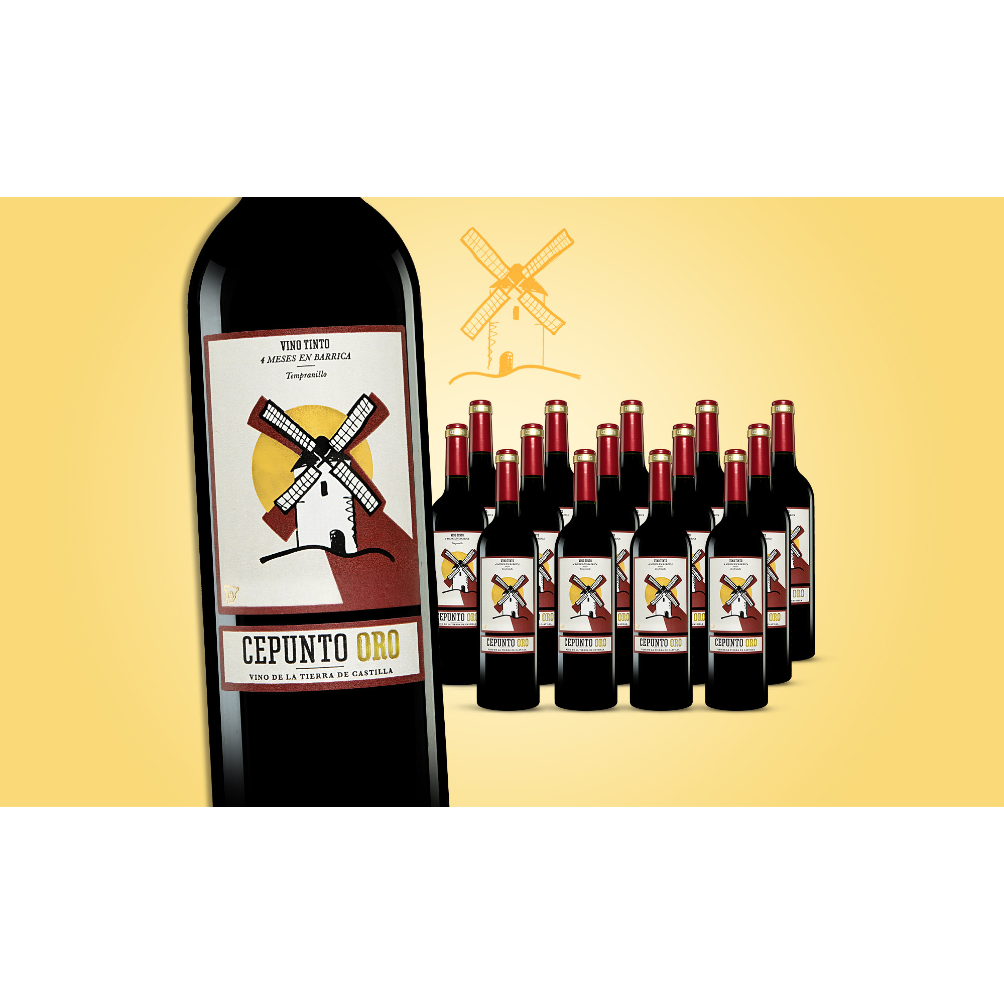 Cepunto Oro  11.25L 13.5% Vol. Trocken Weinpaket aus Spanien 30017 vinos DE