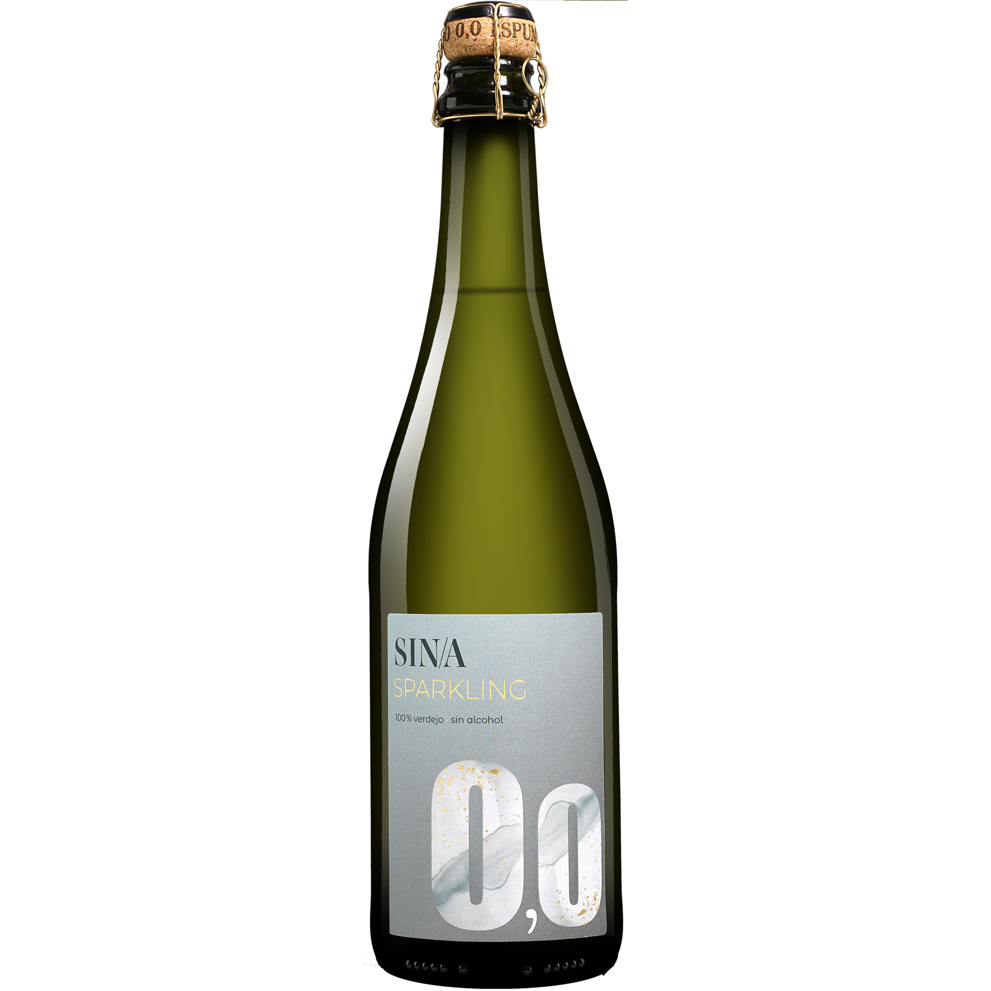 SIN/A 0,0 Sparkling  0.75L Halbtrocken aus Spanien Cava 30362 vinos DE