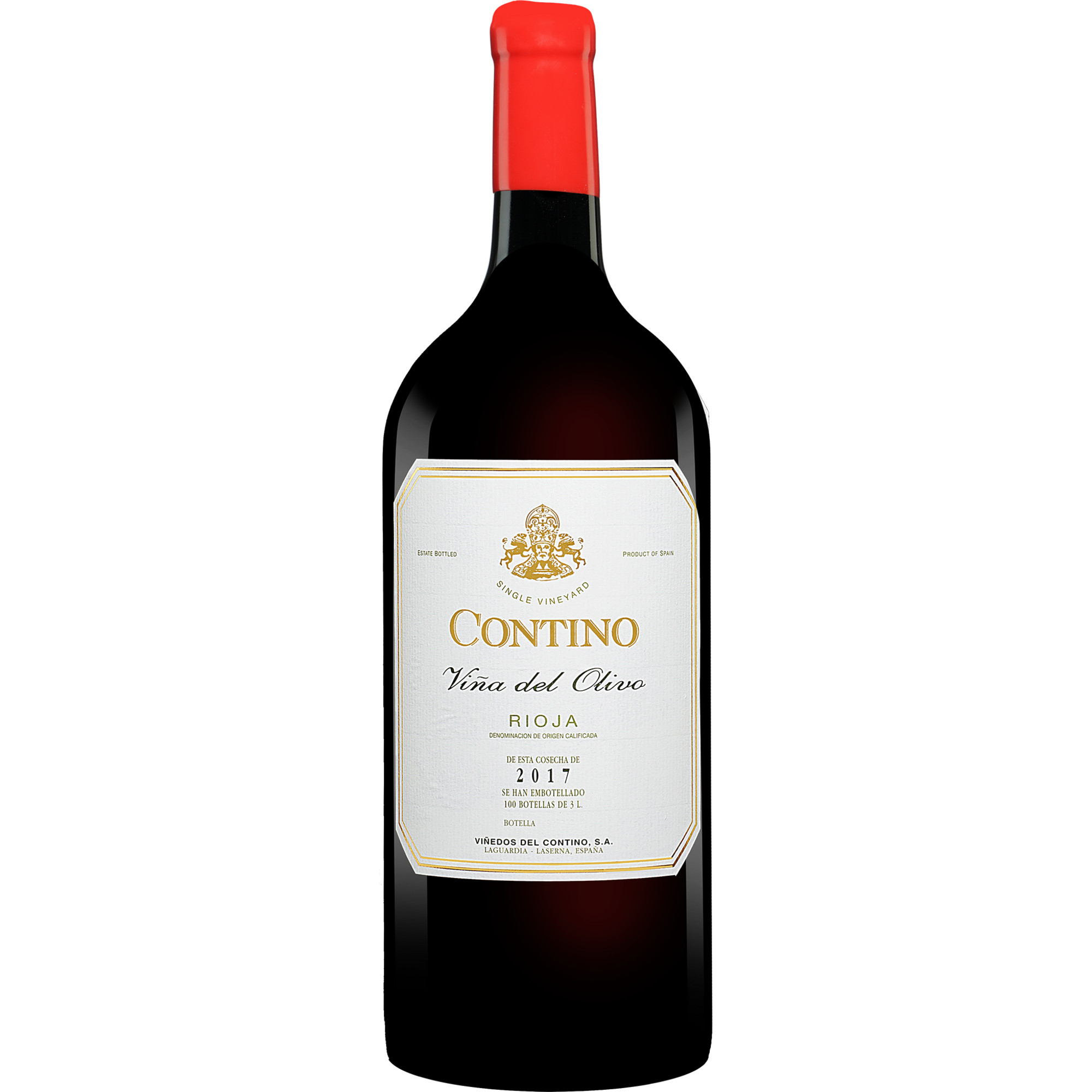 Contino »Viña del Olivo« - 3,0 L. Doppelmagnum 2017 13.5% Vol. Rotwein Trocken aus Spanien