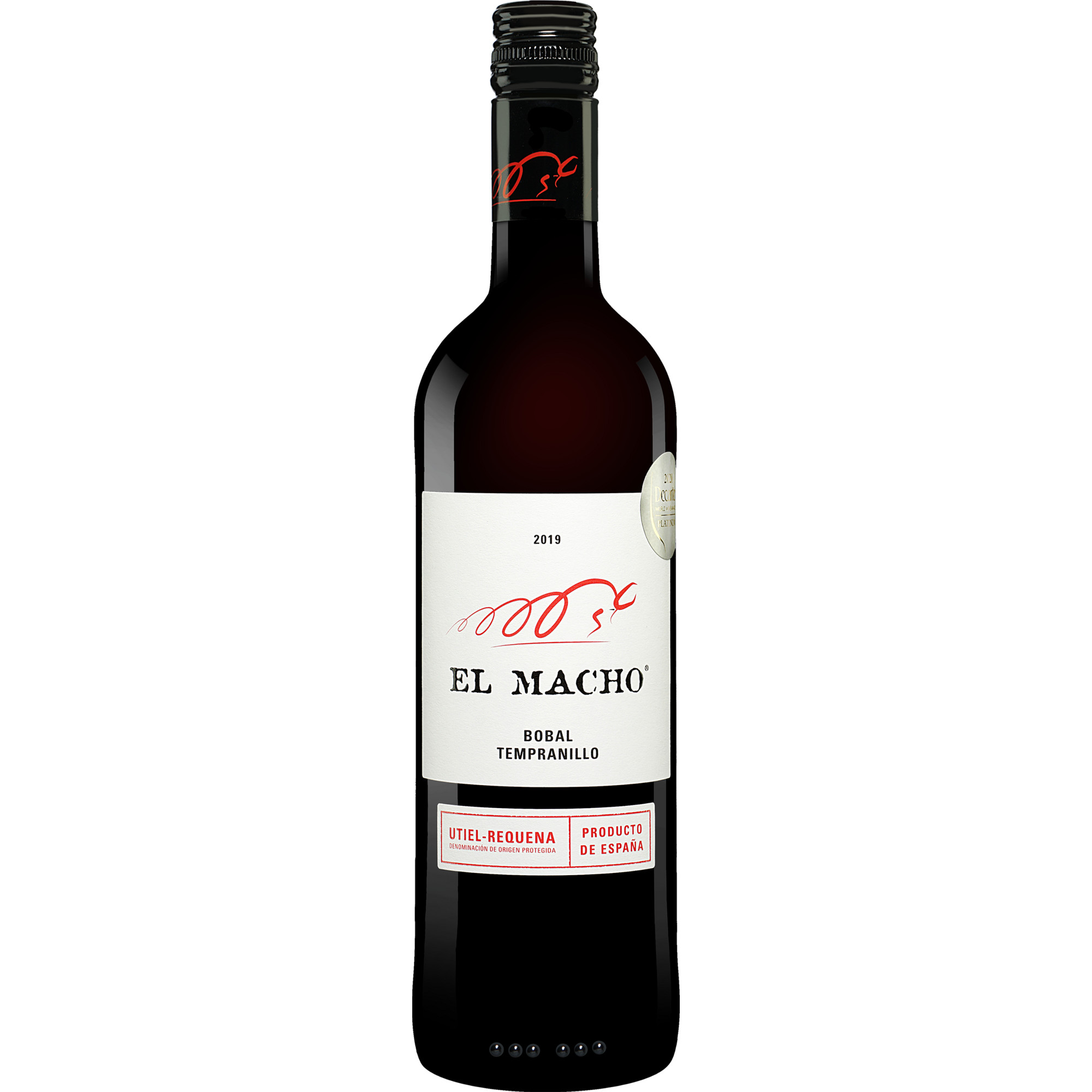 El Macho Tinto 2019  0.75L 12.5% Vol. Rotwein Trocken aus Spanien Rotwein 31164 vinos DE