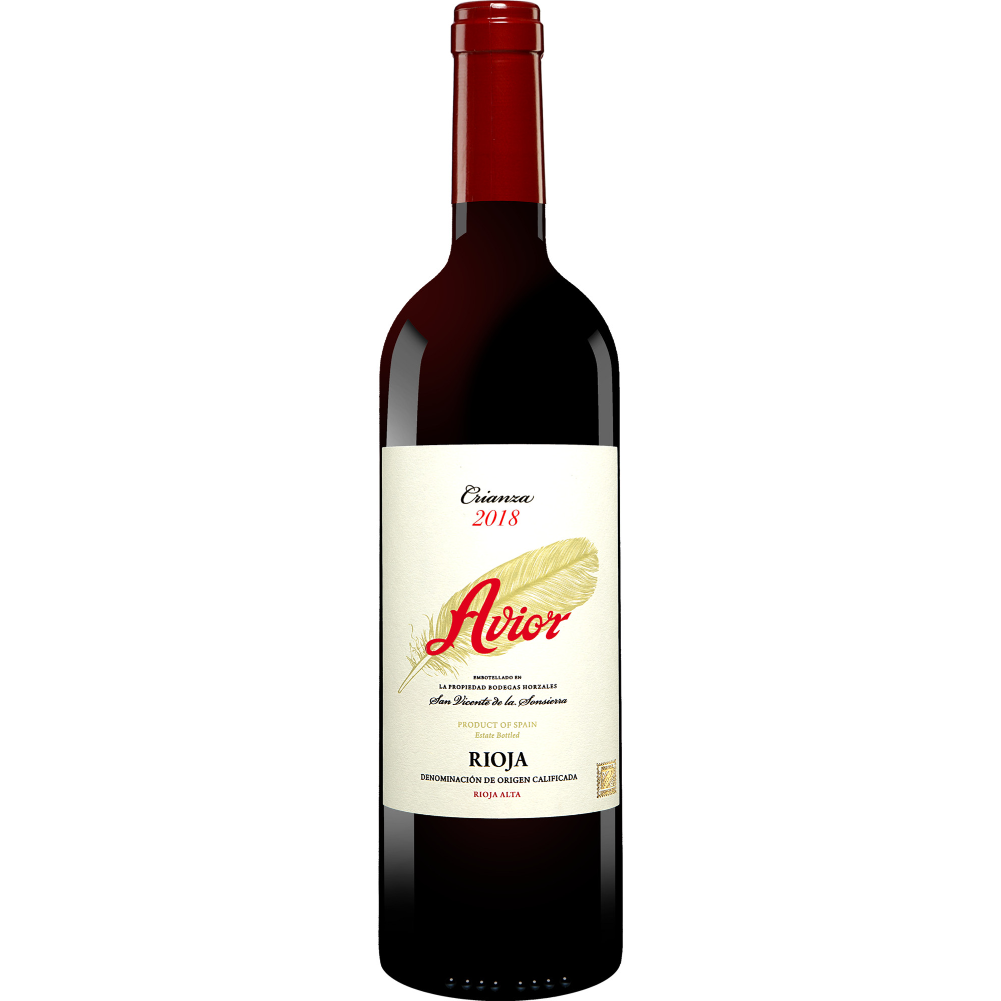Avior Crianza 2018  0.75L 13.5% Vol. Rotwein Trocken aus Spanien Rotwein 31513 vinos DE
