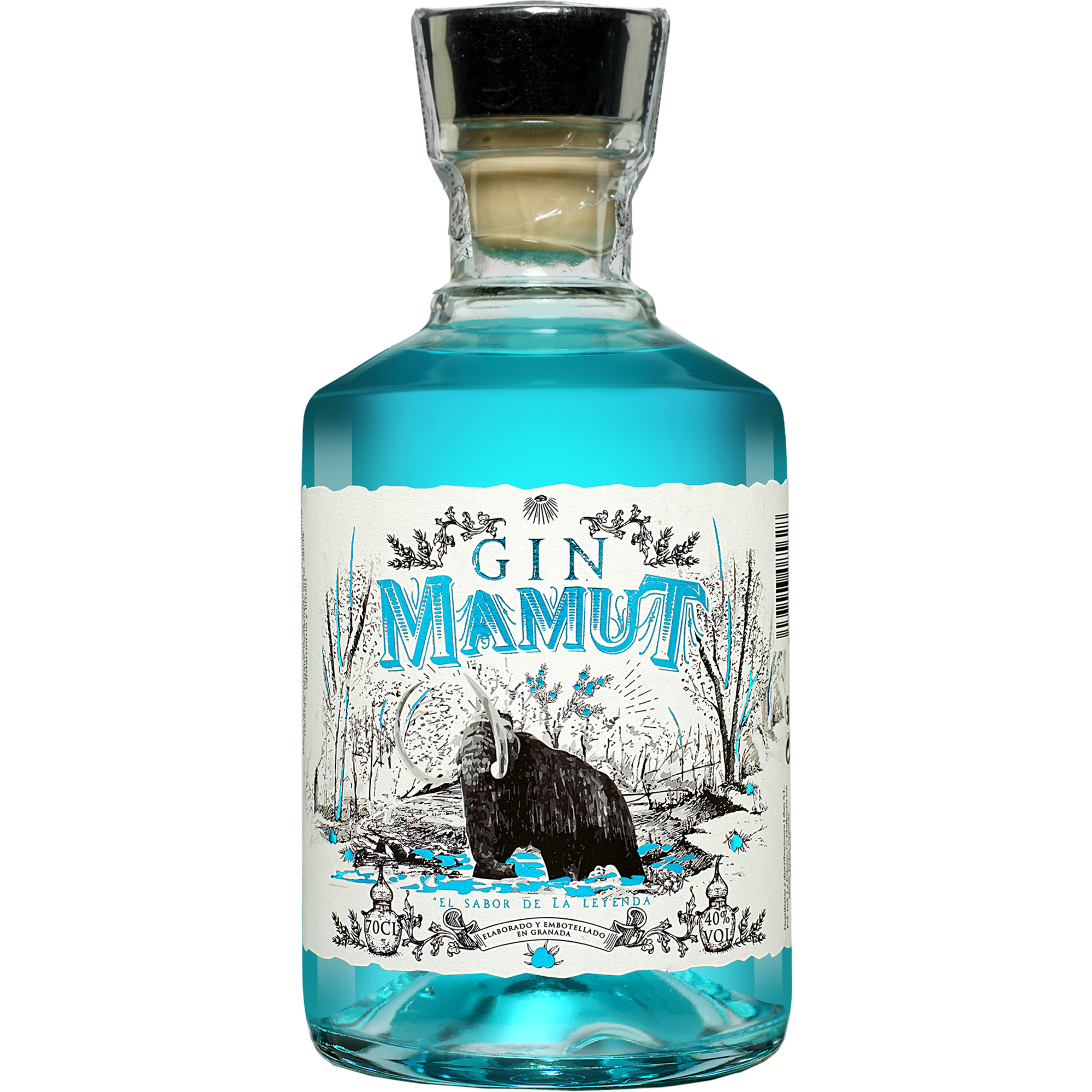 Gin Azul El Mamut  0.7L 40% Vol. aus Spanien