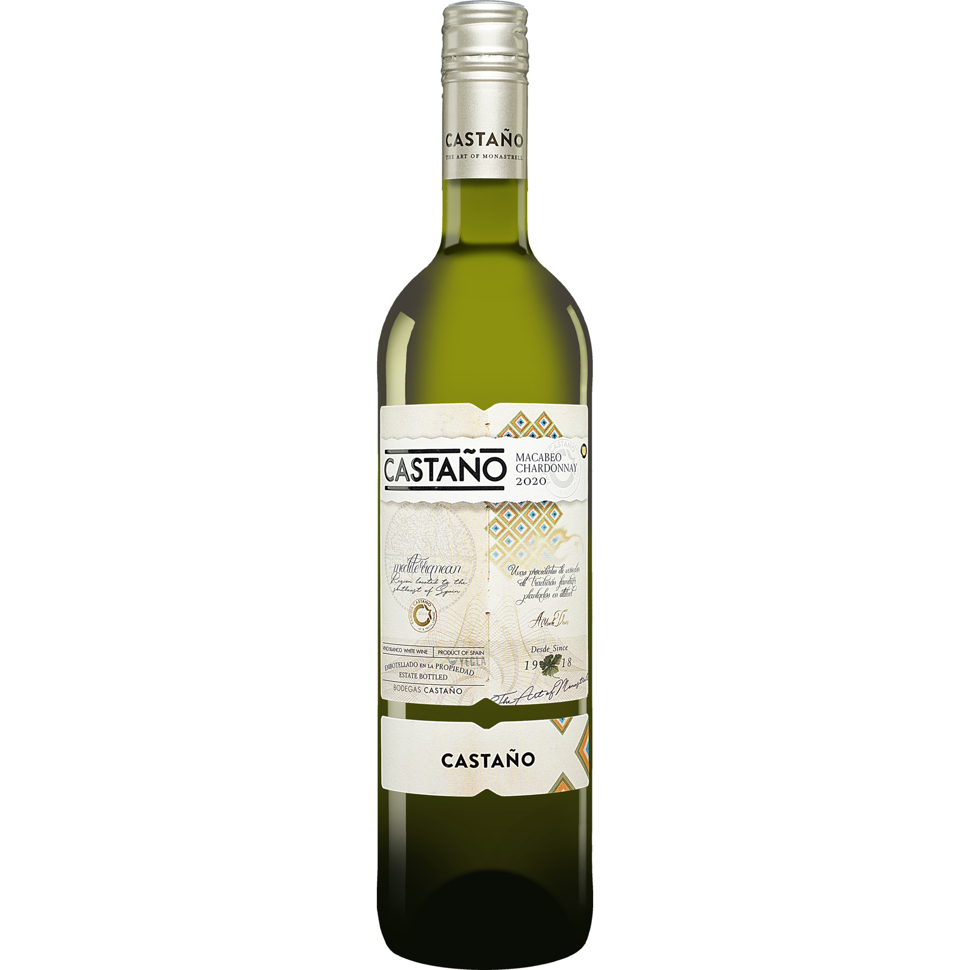 Castaño Blanco 2020  0.75L 12.5% Vol. Weißwein Trocken aus Spanien Weißwein 31541 vinos DE