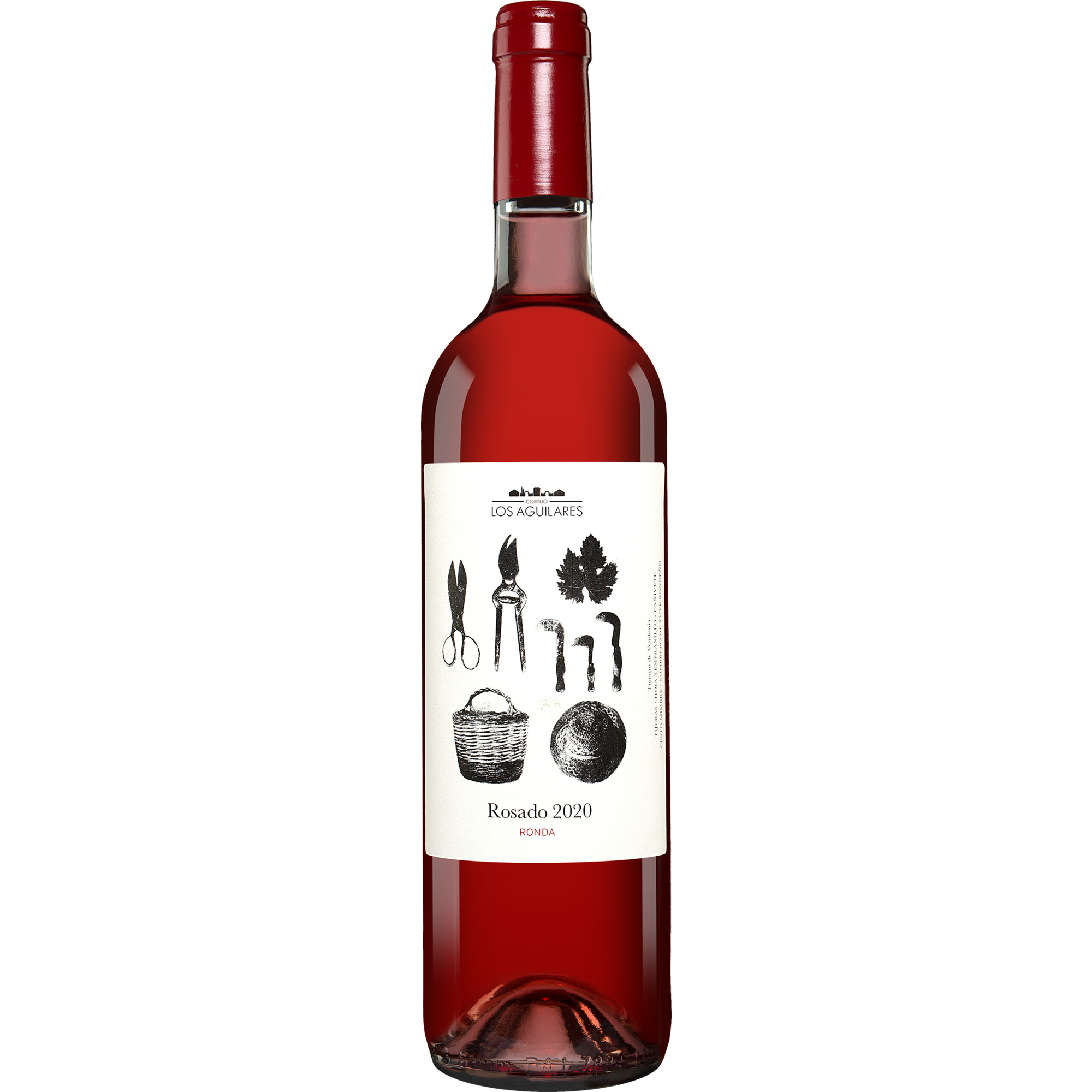 Los Aguilares Rosado 2020  0.75L 14% Vol. Roséwein Trocken aus Spanien Rosewein 31708 vinos DE