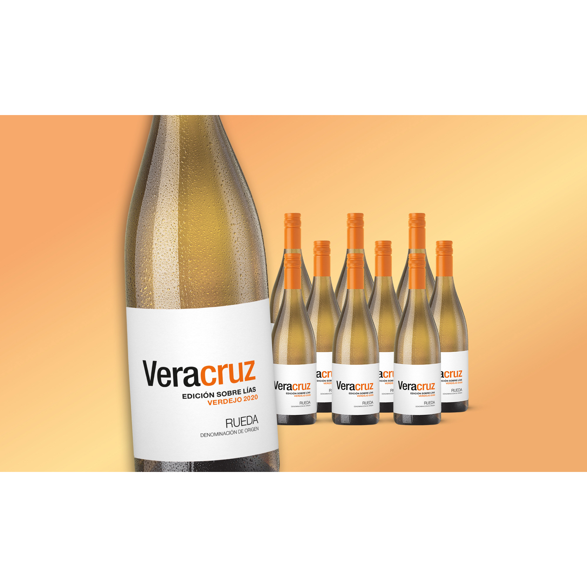 Veracruz Verdejo Sobre Lías 2020  7.5L 12.5% Vol. Trocken Weinpaket aus Spanien 31866 vinos DE