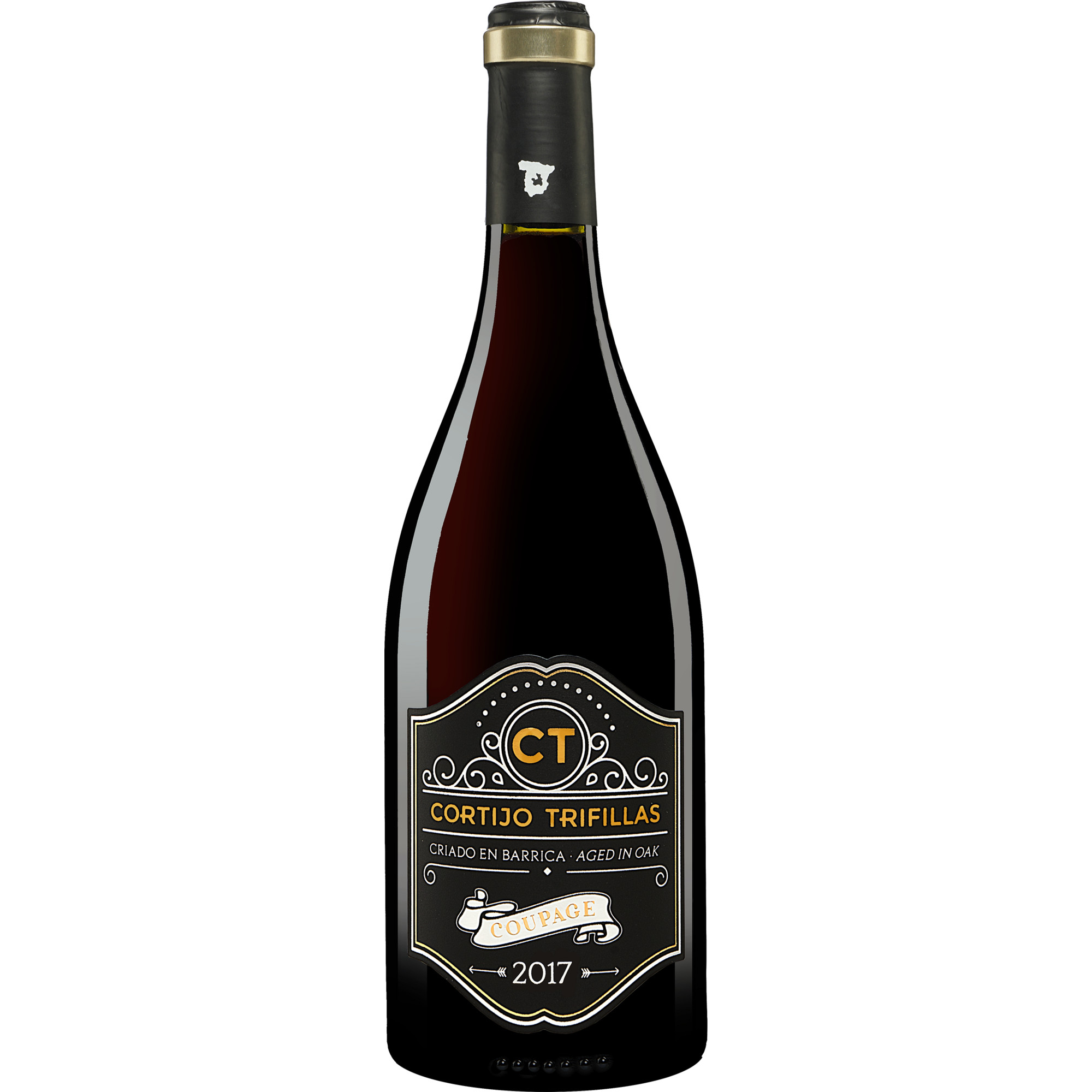 Cortijo Trifillas Black Label 2017  0.75L 14% Vol. Rotwein Trocken aus Spanien Rotwein 32143 vinos DE