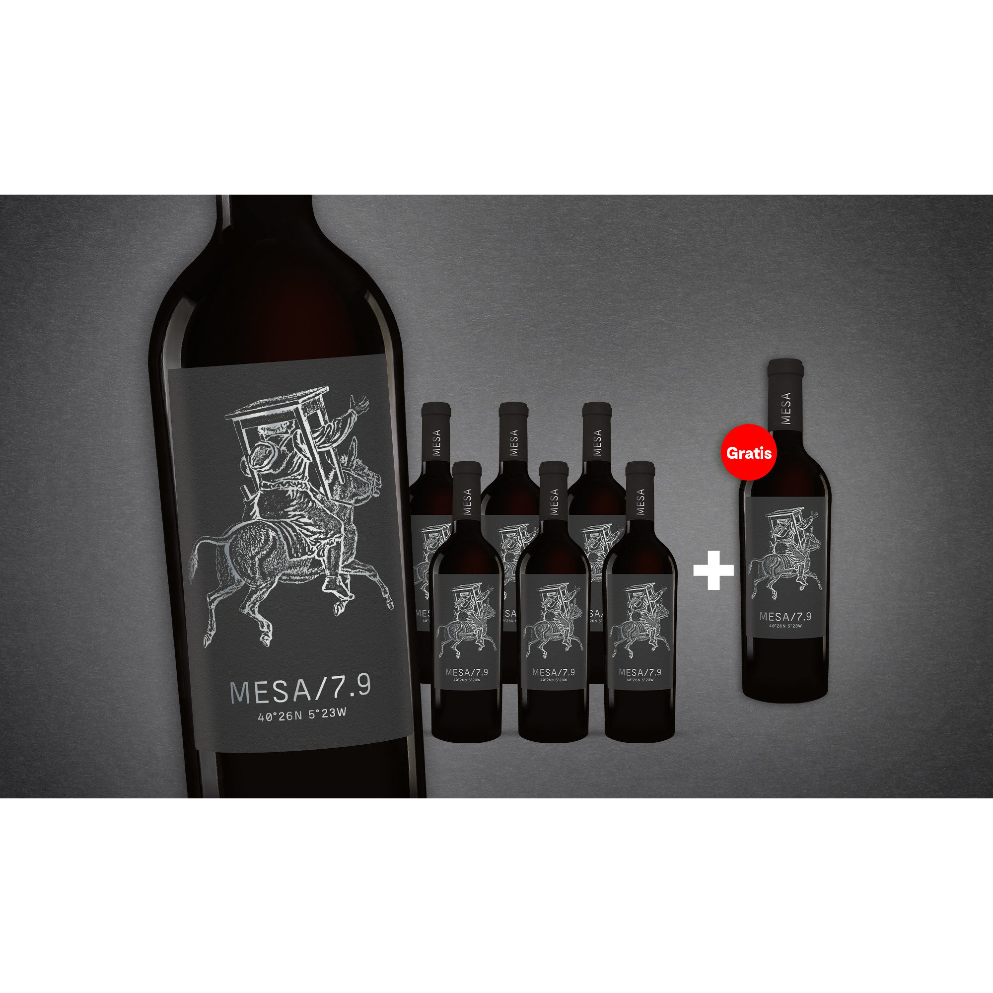 MESA/7.9 Tinto  6L 14.5% Vol. Trocken Weinpaket aus Spanien 32383 vinos DE