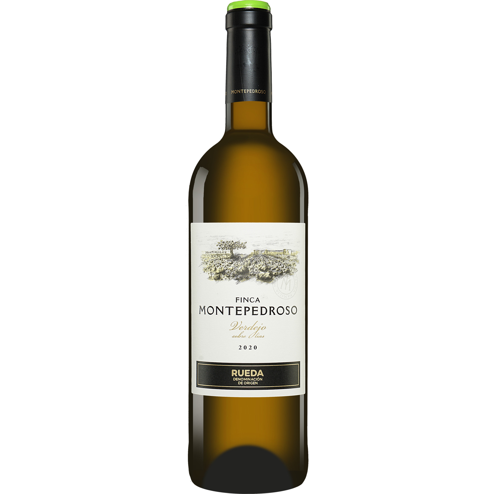 Finca Montepedroso Blanco Verdejo 2020  0.75L 12.5% Vol. Weißwein Trocken aus Spanien Weißwein 32427 vinos DE