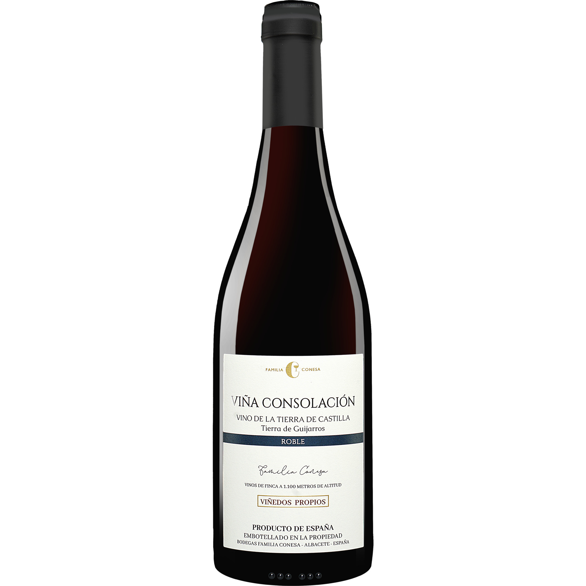 Viña Consolación Tempranillo Roble 2020  0.75L 13% Vol. Rotwein Trocken aus Spanien Rotwein 32524 vinos DE