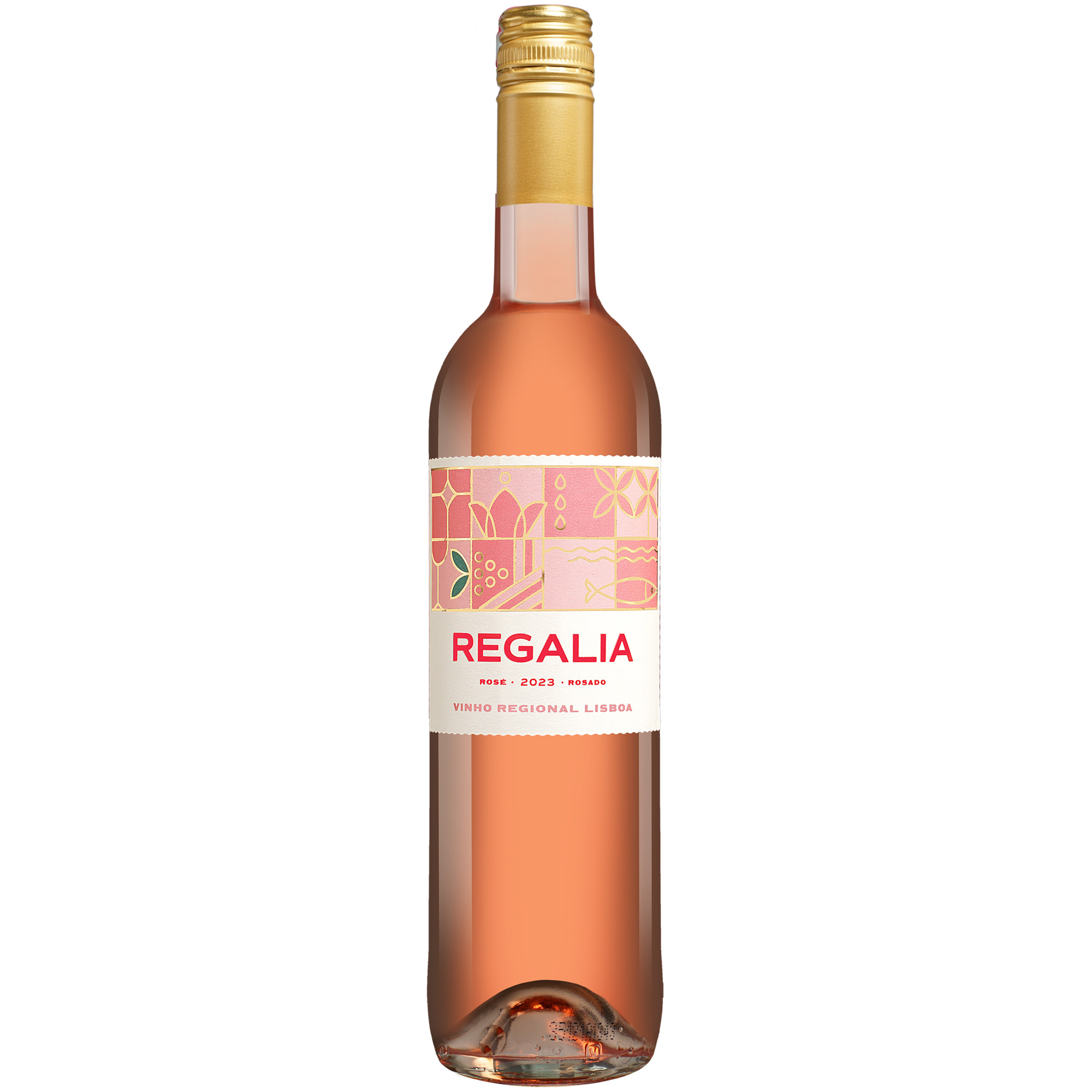 Regalia Rosé 2023  0.75L 9.5% Vol. Roséwein Halbtrocken aus Portugal Rosewein 32730 vinos DE