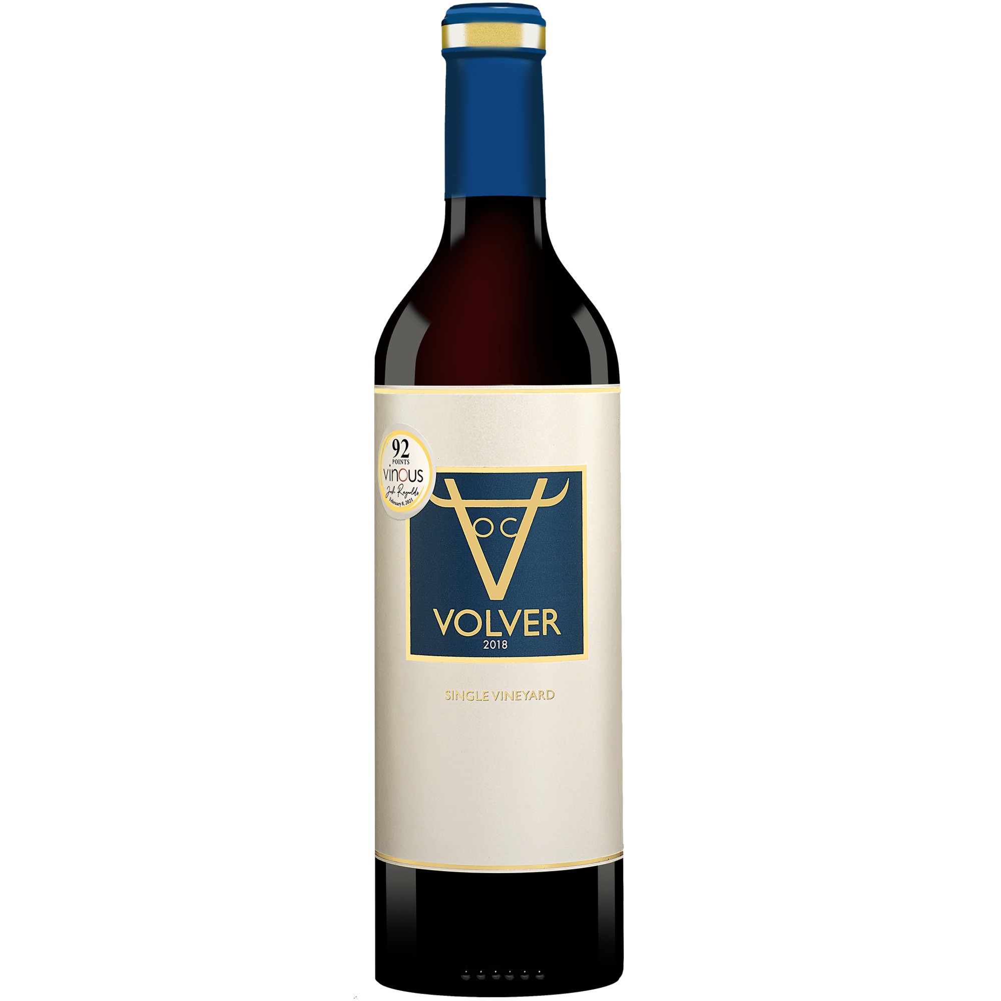 Volver Single Vineyard 2018  0.75L 15% Vol. Rotwein Trocken aus Spanien Rotwein 32750 vinos DE