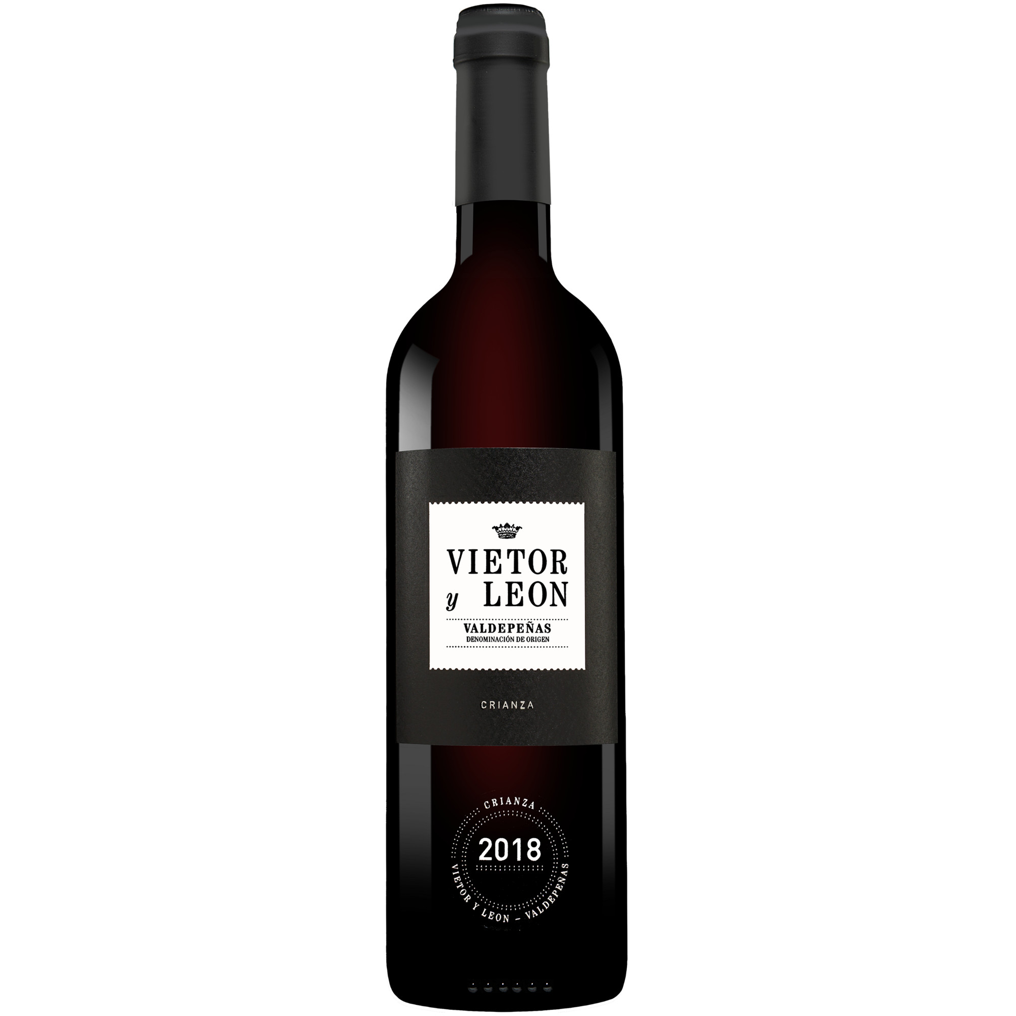 Vietor y Leon Crianza 2018  0.75L 13% Vol. Rotwein Trocken aus Spanien Rotwein 32769 vinos DE