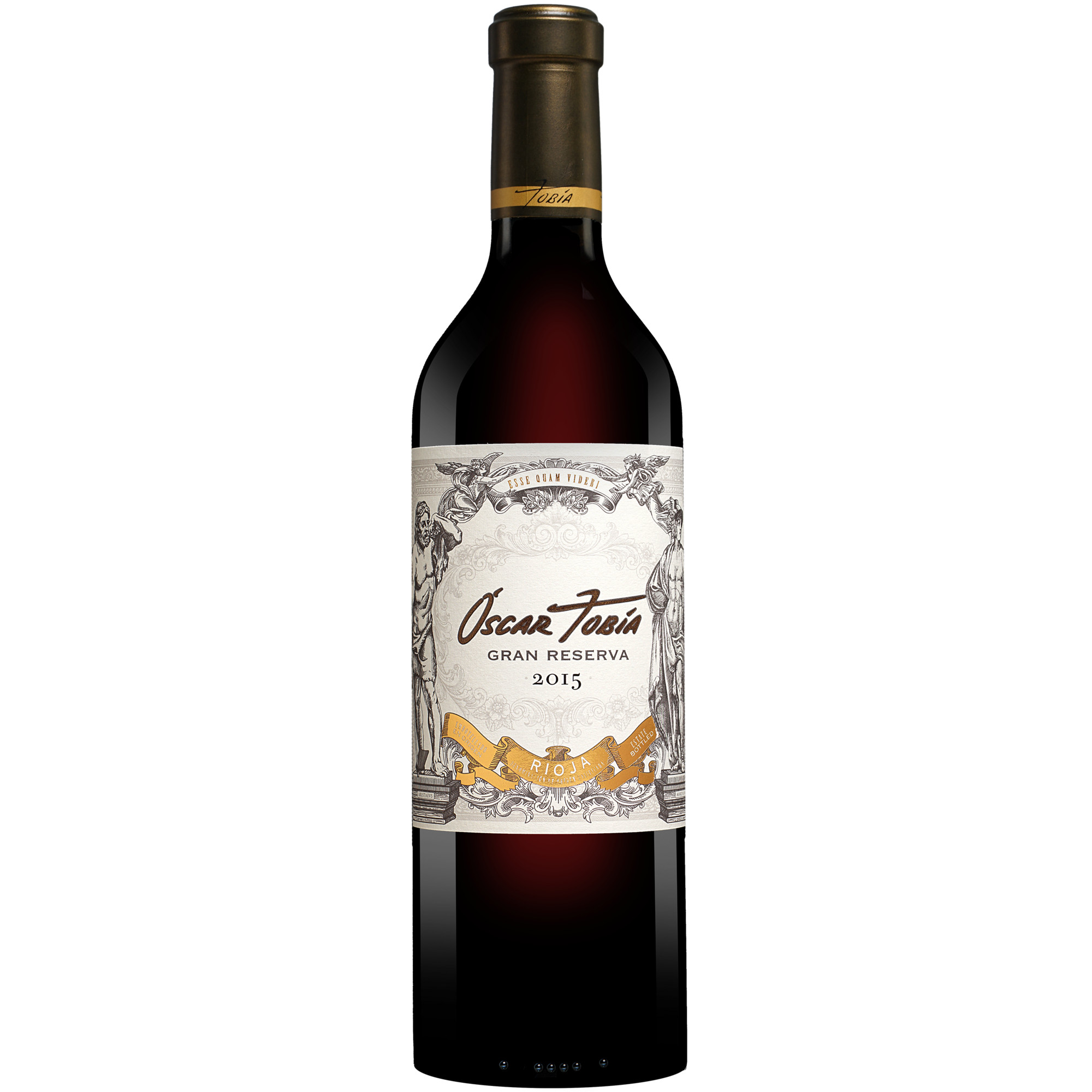 Óscar Tobía Gran Reserva 2015  0.75L 15% Vol. Rotwein Trocken aus Spanien Rotwein 32941 vinos DE