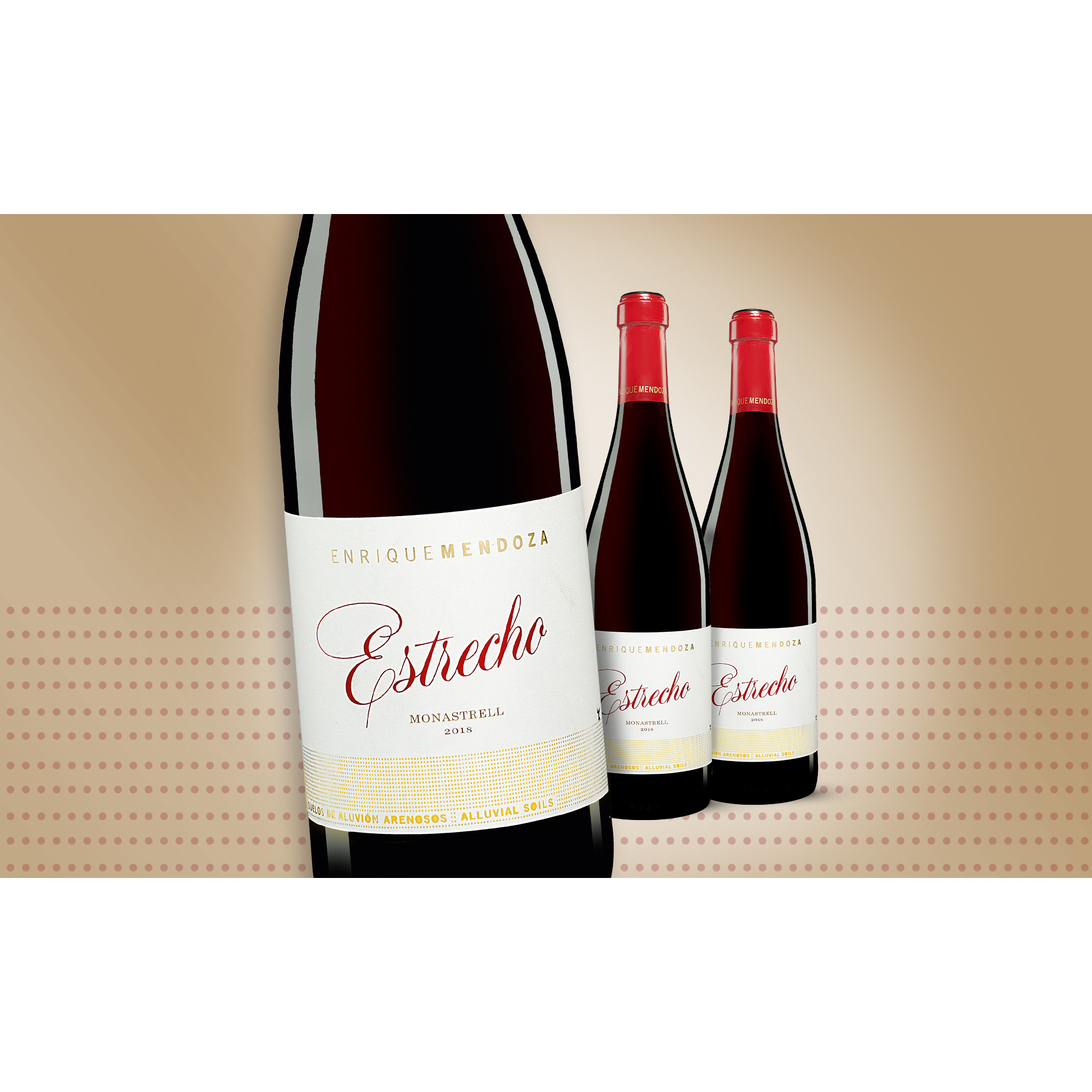 Enrique Mendoza »Estrecho« Monastrell 2018  2.25L 14.5% Vol. Trocken Weinpaket aus Spanien 33177 vinos DE