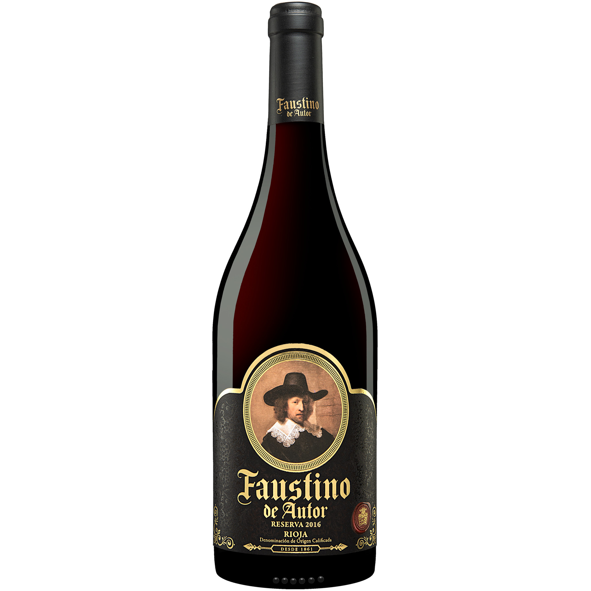 Faustino »Reserva de Autor« Reserva 2016  0.75L 14% Vol. Rotwein Trocken aus Spanien Rotwein 33301 vinos DE