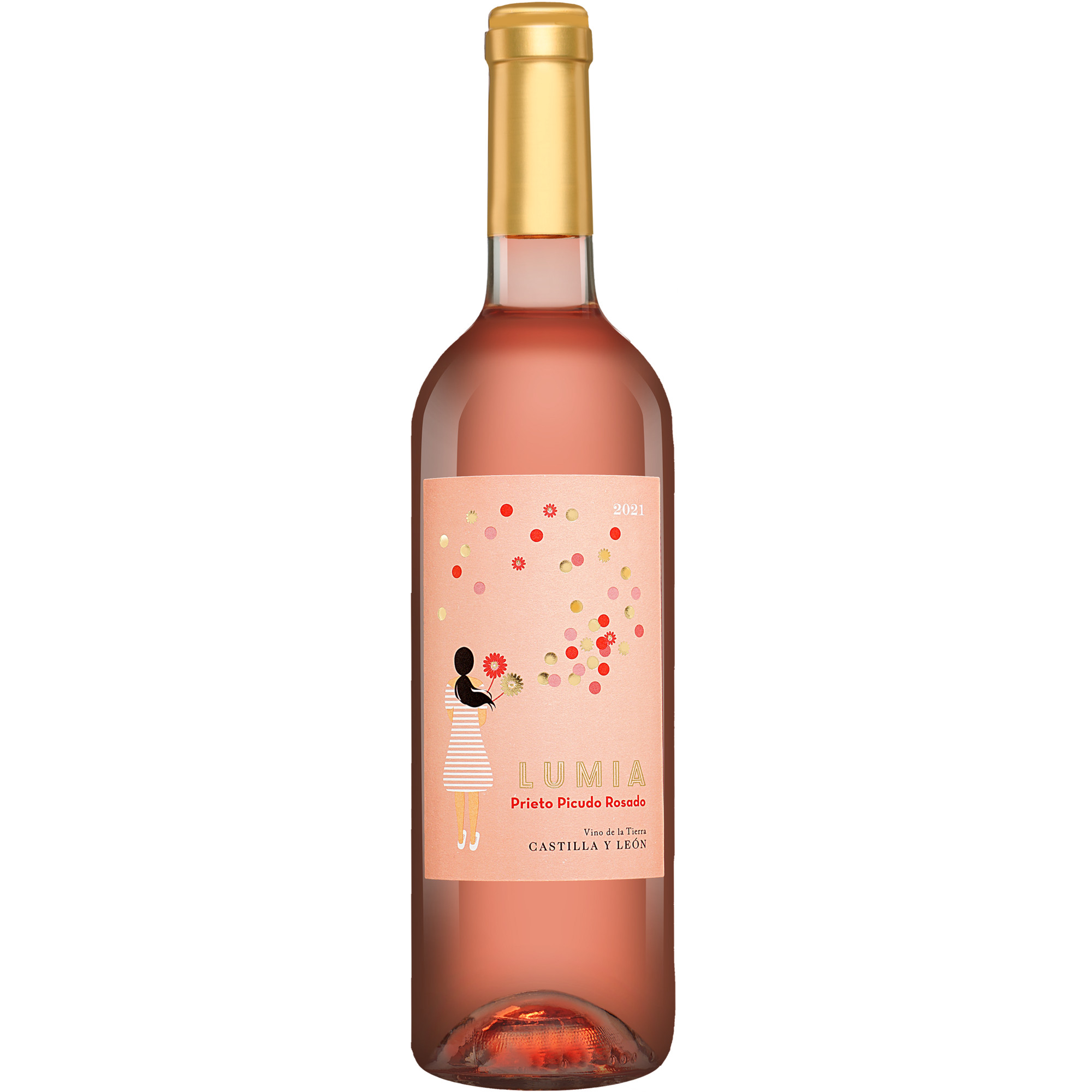 Lumia Rosado 2021  0.75L 13% Vol. Roséwein Trocken aus Spanien Rosewein 33461 vinos DE