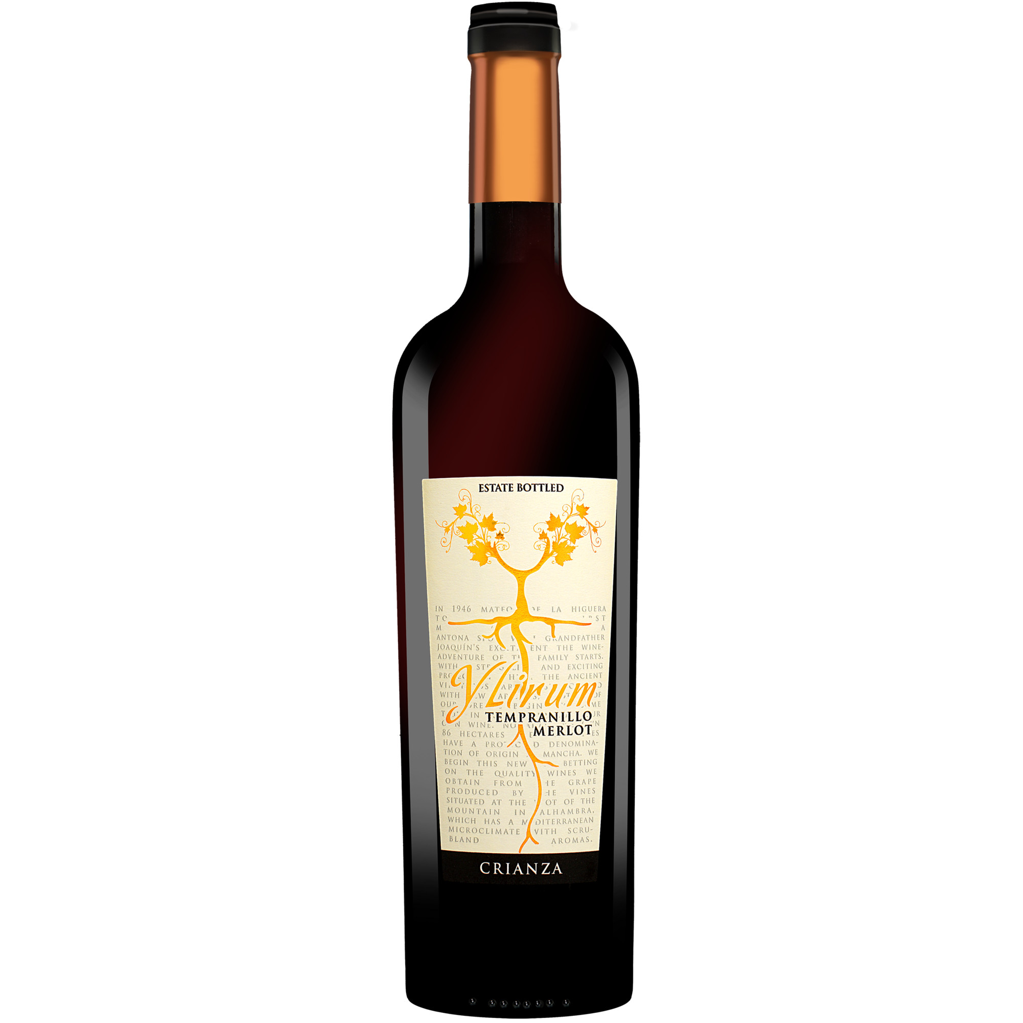 Ylirum Tinto Crianza 2017  0.75L 13.5% Vol. Rotwein Trocken aus Spanien Rotwein 33464 vinos DE