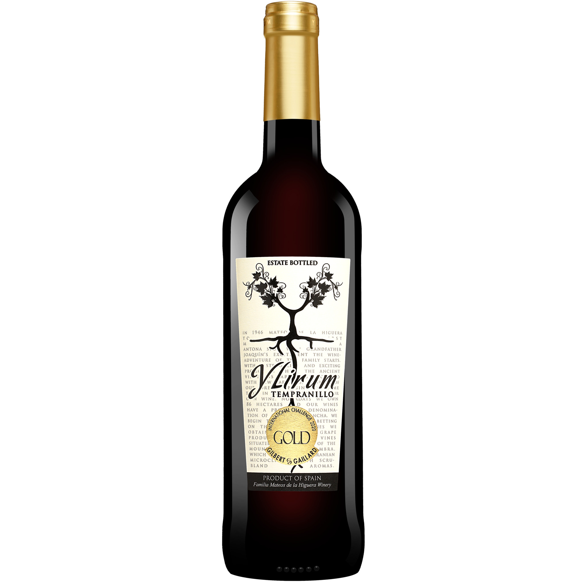 Ylirum Tinto 2020  0.75L 13% Vol. Rotwein Halbtrocken aus Spanien Rotwein 33465 vinos DE