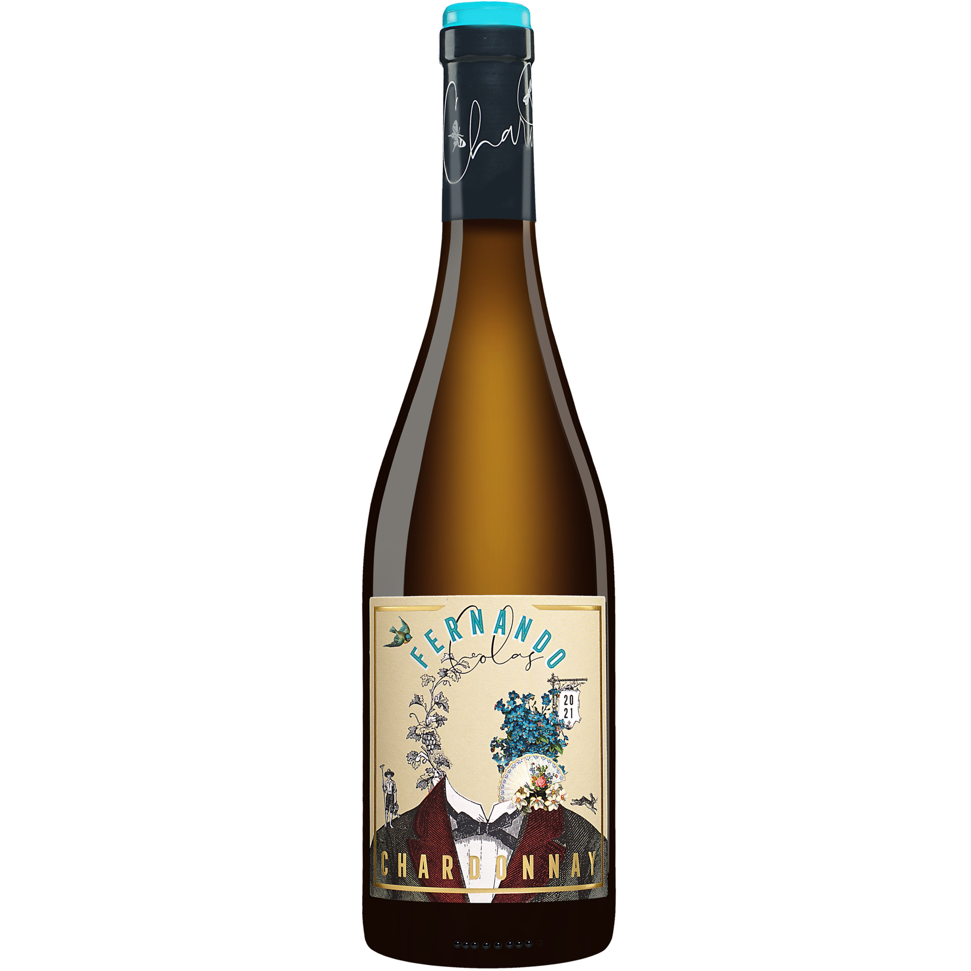 Fernando Colas Chardonnay 2021  0.75L 13.5% Vol. Weißwein Trocken aus Spanien Weißwein 33471 vinos DE