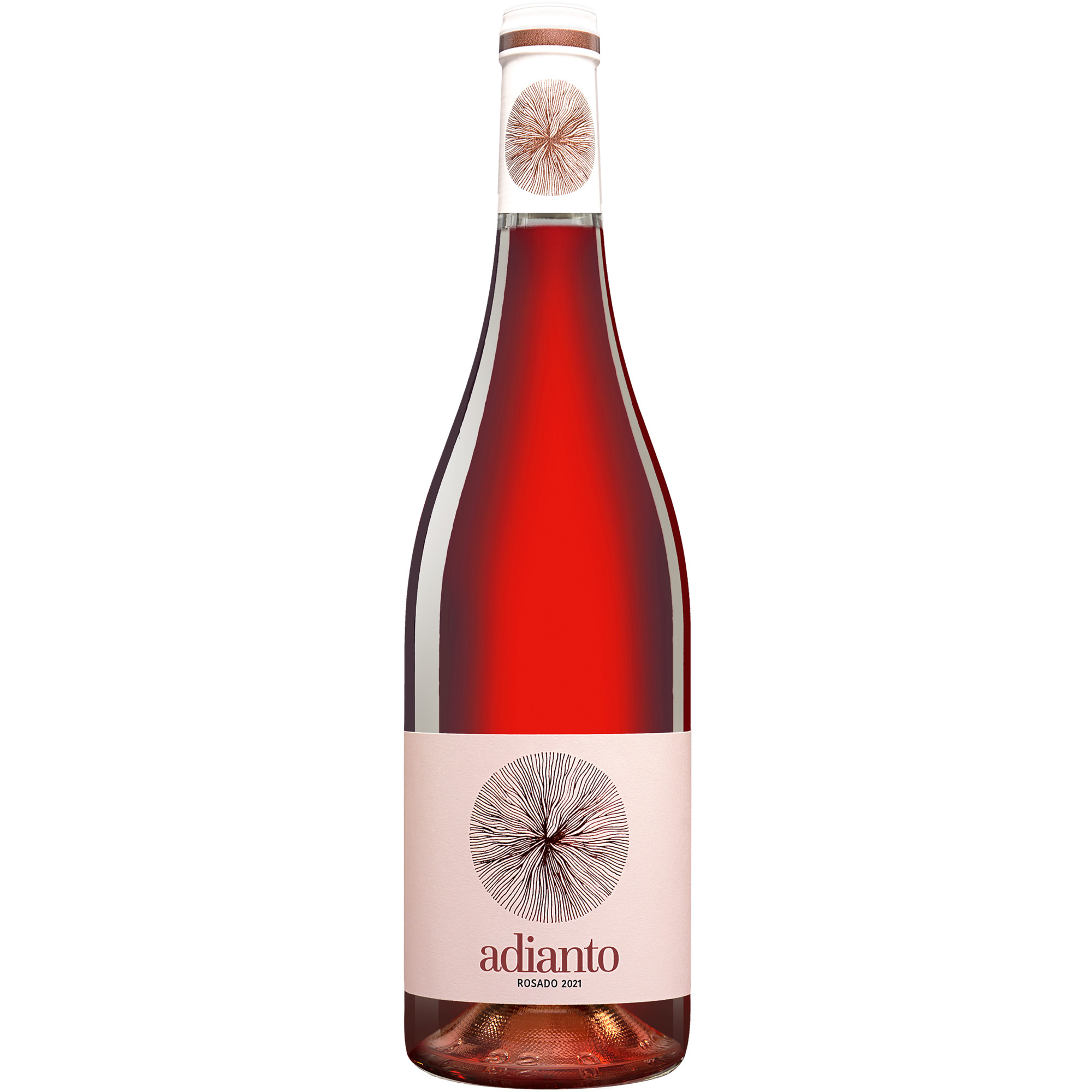 Adianto Rosado 2021  0.75L 13% Vol. Roséwein Trocken aus Spanien Rosewein 33476 vinos DE