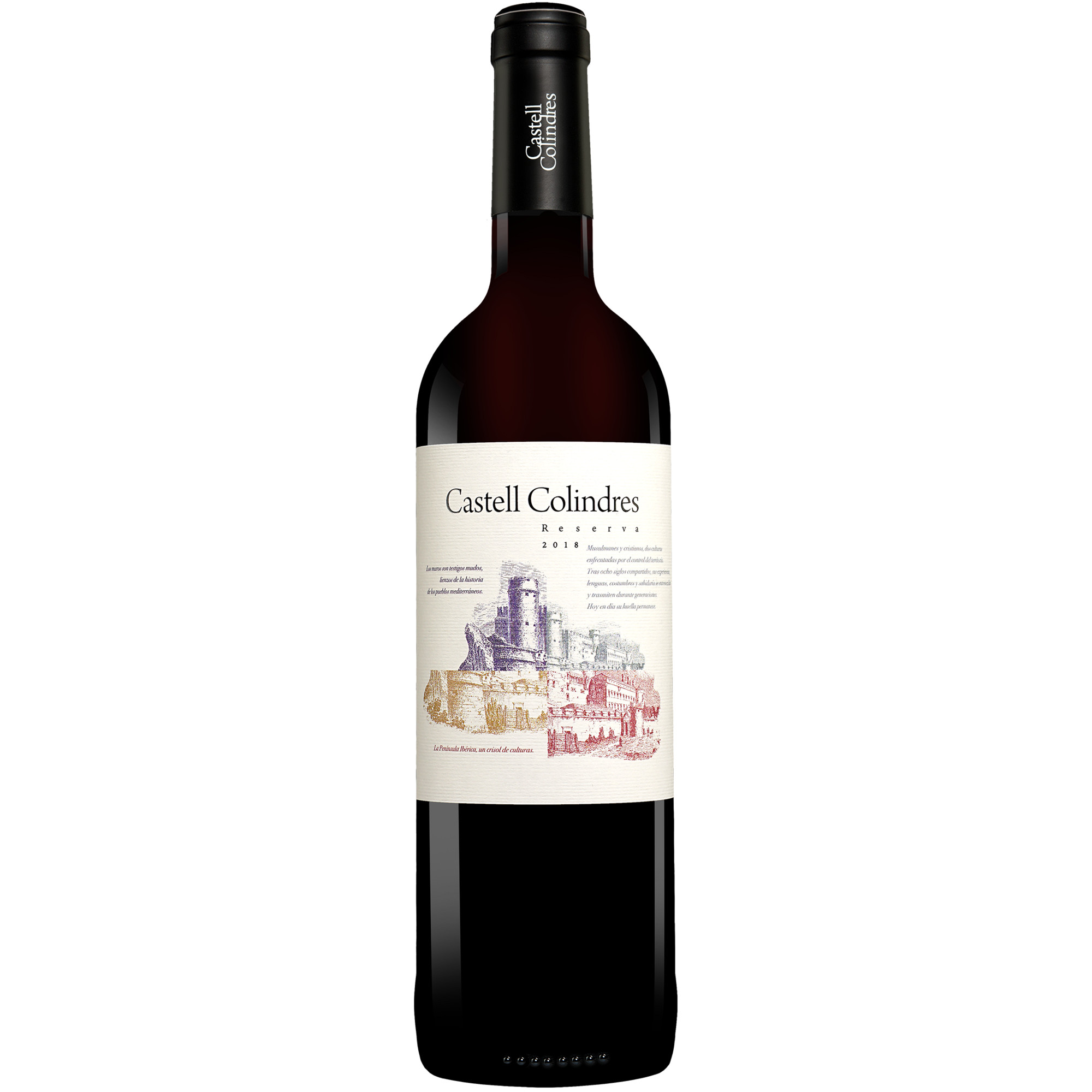 Castell Colindres Reserva 2018  0.75L 13.5% Vol. Rotwein Trocken aus Spanien Rotwein 33502 vinos DE