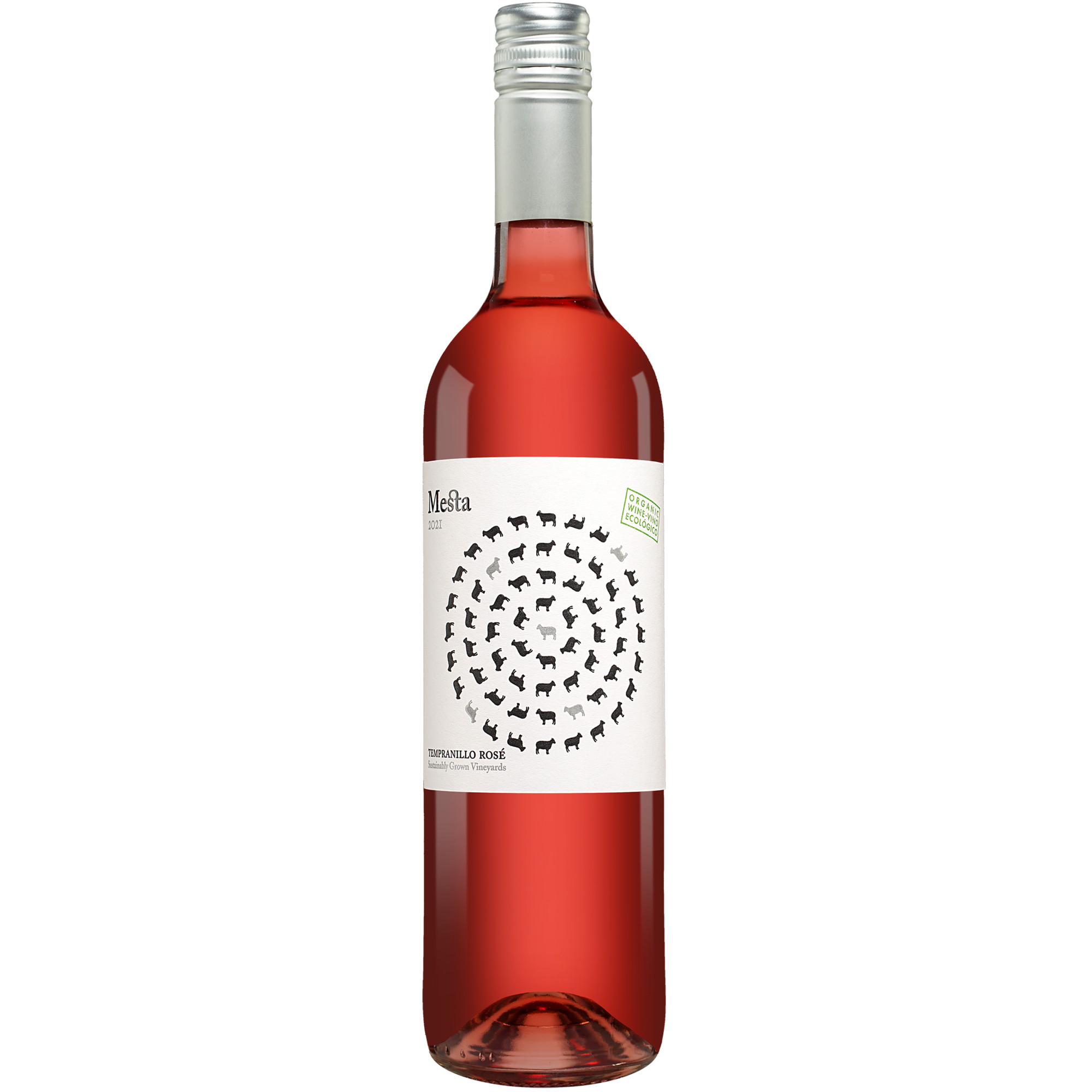 Mesta Rosado 2021  0.75L 12.5% Vol. Roséwein Trocken aus Spanien Rosewein 33581 vinos DE