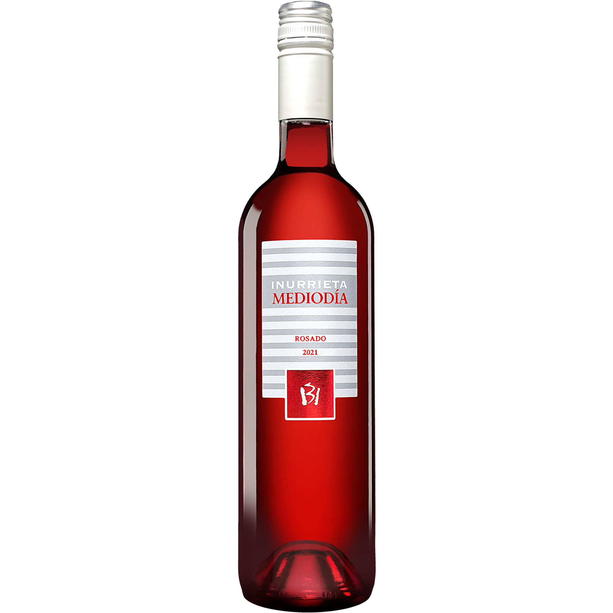 Inurrieta Rosado »Mediodía« 2021  0.75L 14% Vol. Roséwein Trocken aus Spanien Rosewein 33585 vinos DE