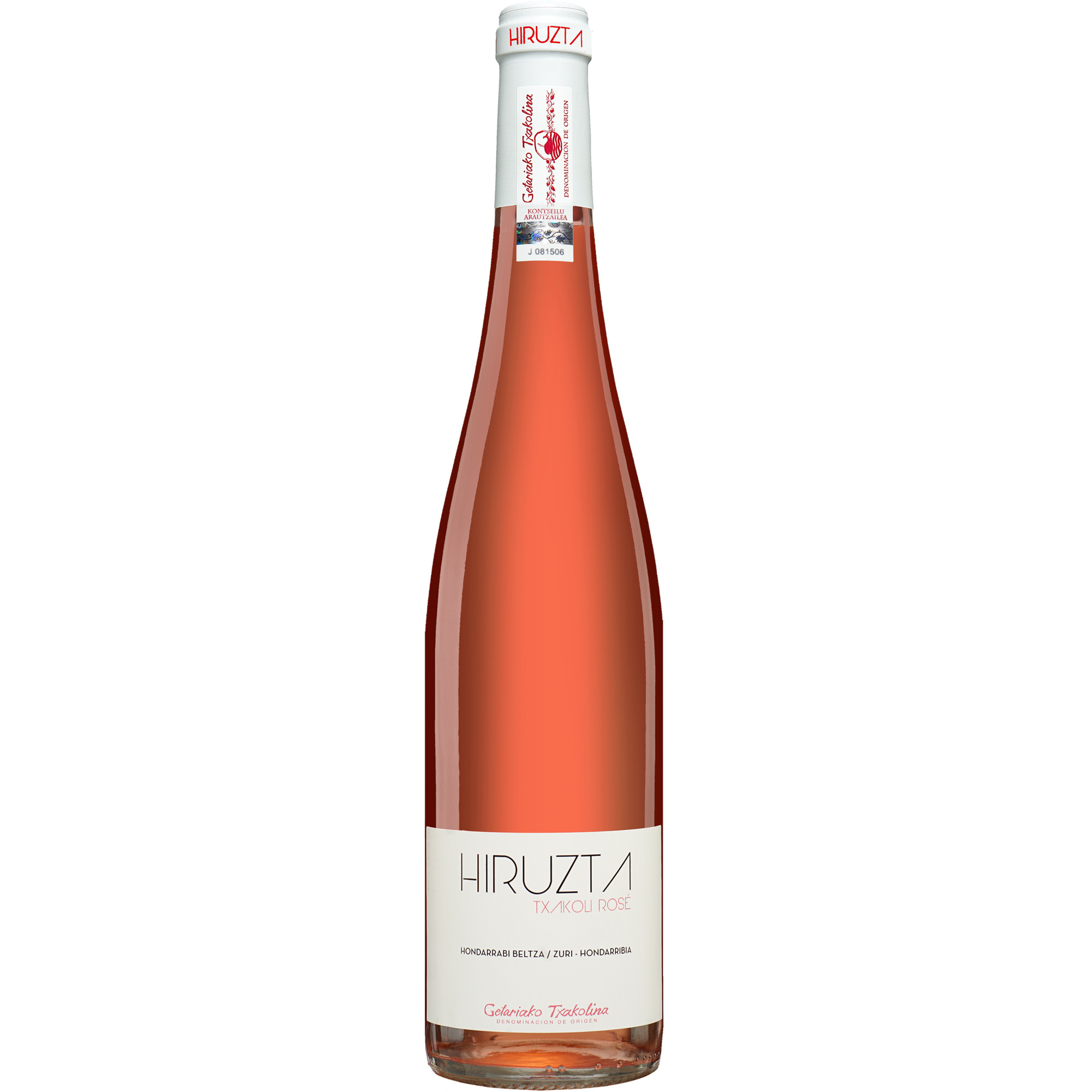 Hiruzta Rosé 2021  0.75L 12% Vol. Roséwein Trocken aus Spanien Rosewein 33595 vinos DE