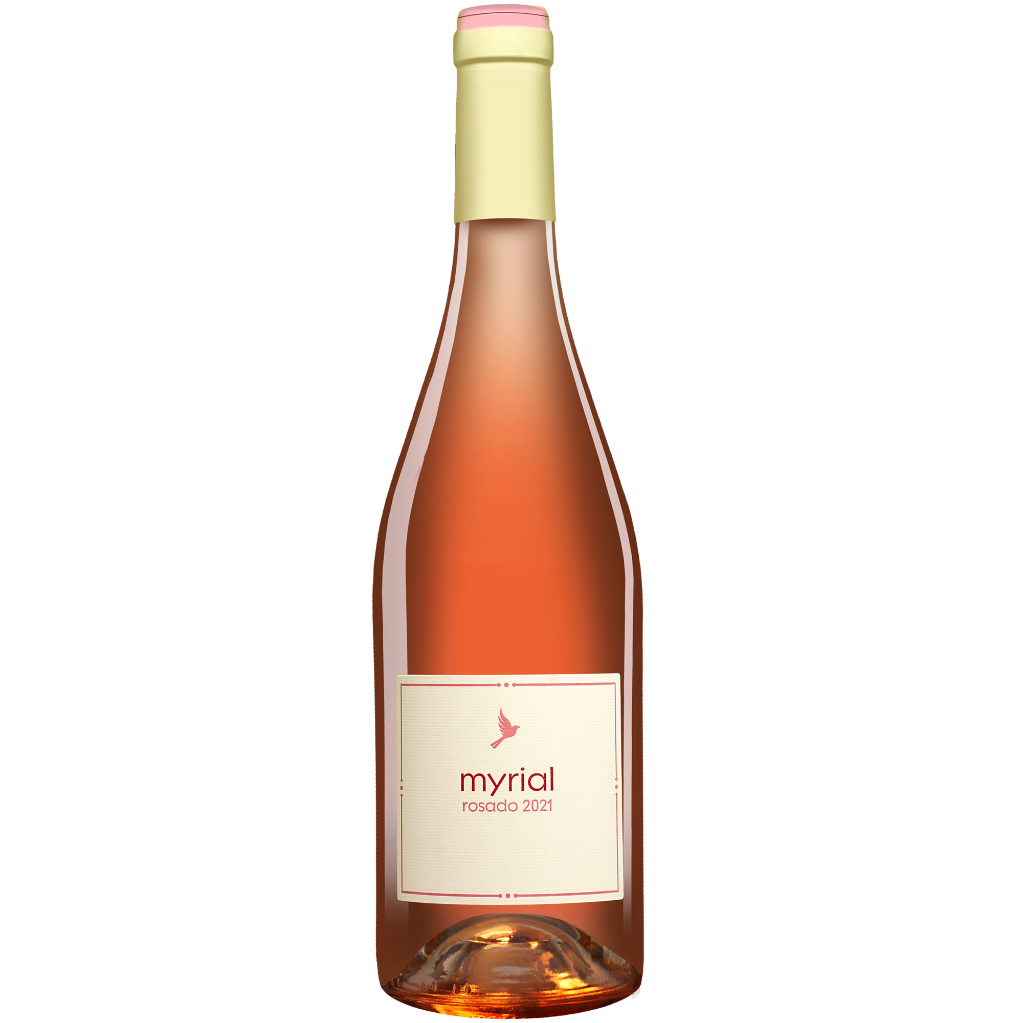 Myrial Rosado 2021  0.75L 12.5% Vol. Roséwein Trocken aus Spanien Rosewein 33666 vinos DE