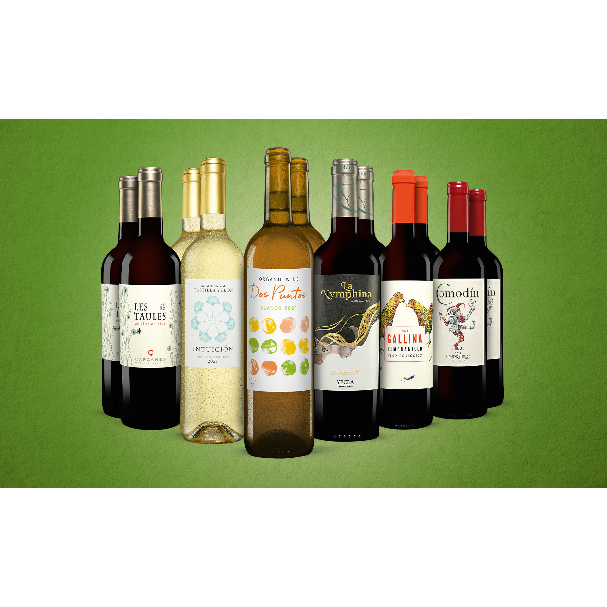 Bio-Genießer-Paket  9L Weinpaket aus Spanien 33684 vinos DE