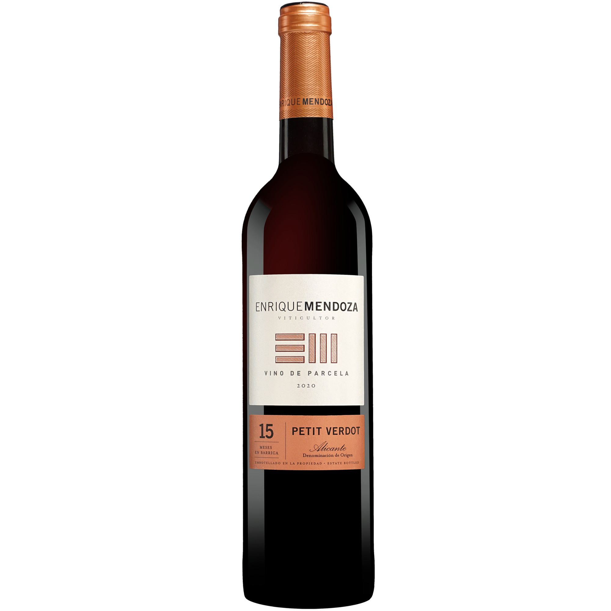 Enrique Mendoza Petit Verdot 2020  0.75L 14% Vol. Rotwein Trocken aus Spanien Rotwein 33763 vinos DE