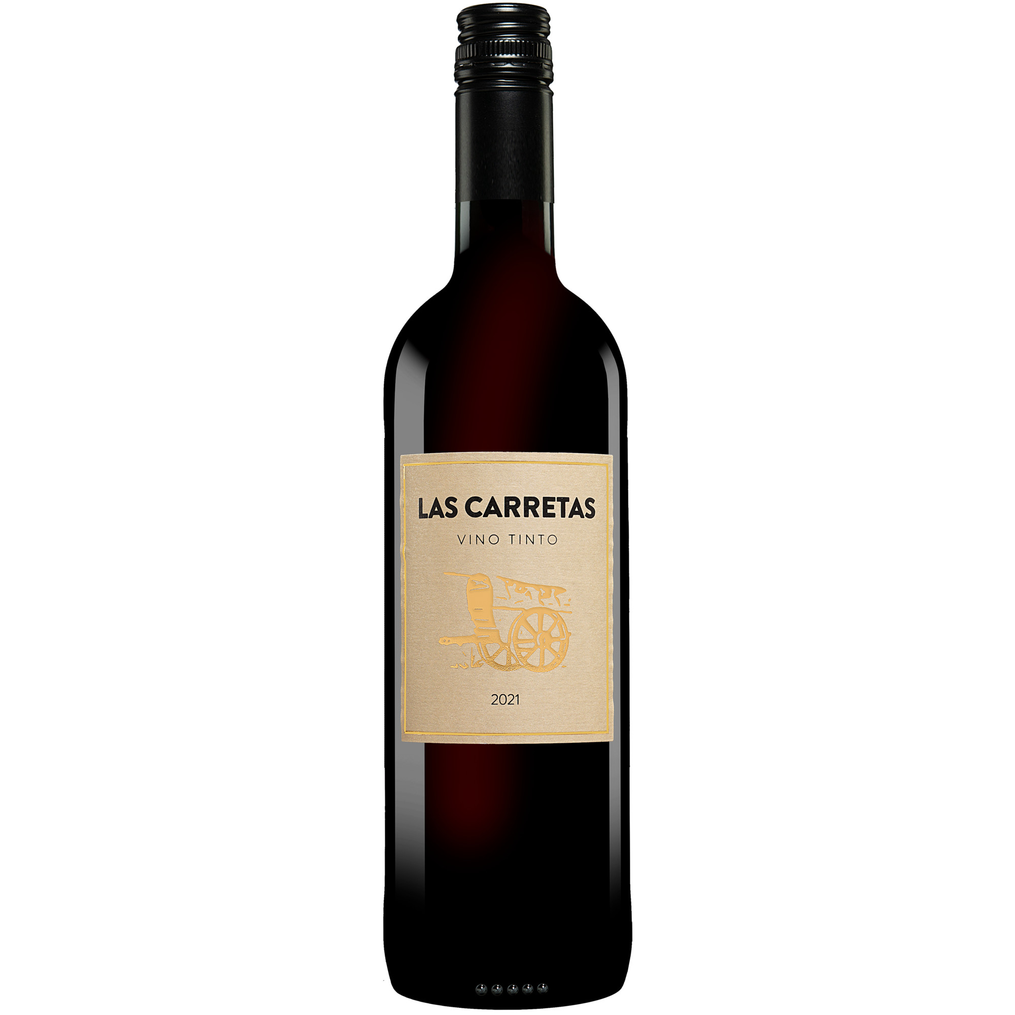 Las Carretas 2021  0.75L 13.5% Vol. Rotwein Trocken aus Spanien Rotwein 33798 vinos DE
