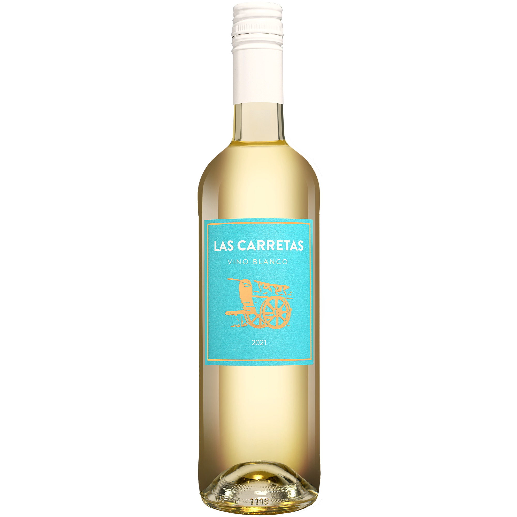Las Carretas Blanco 2021  0.75L 12% Vol. Weißwein Trocken aus Spanien Weißwein 33800 vinos DE