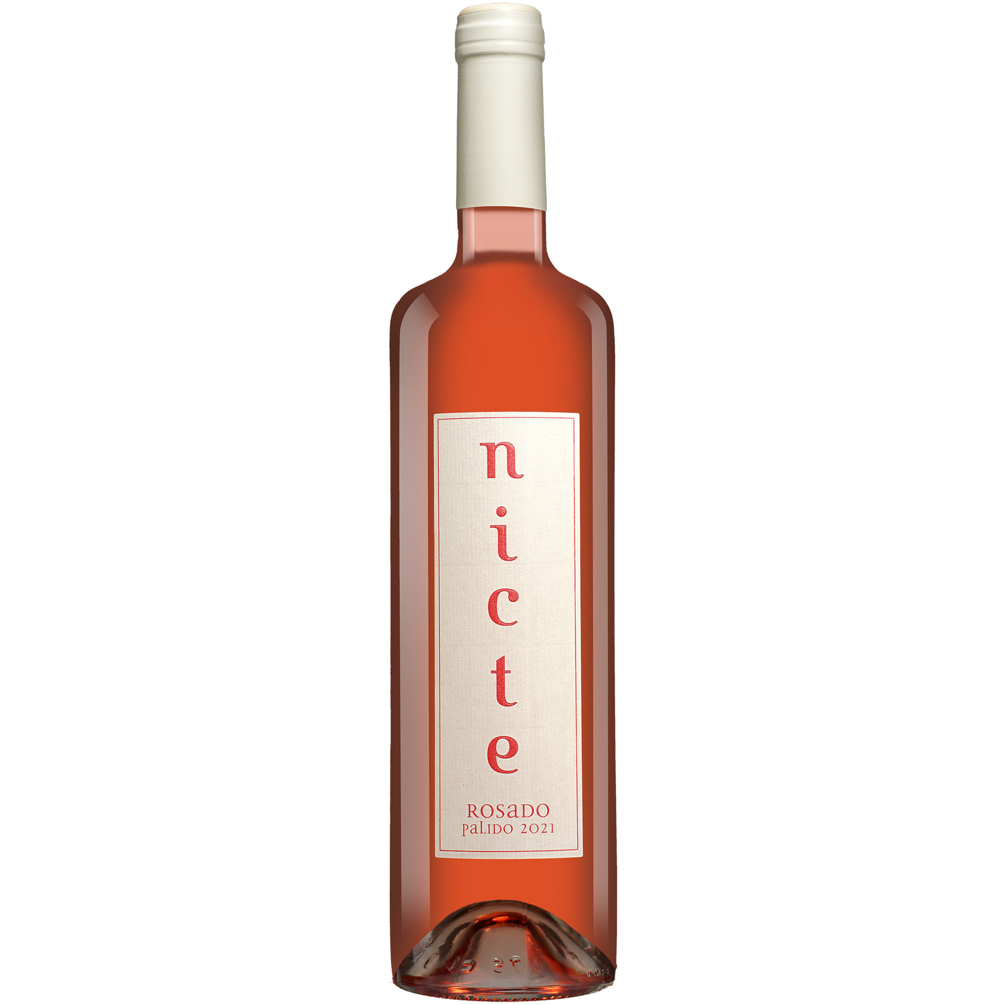 Nicte Rosado Palido 2021  0.75L 13% Vol. Roséwein Trocken aus Spanien Rosewein 33819 vinos DE