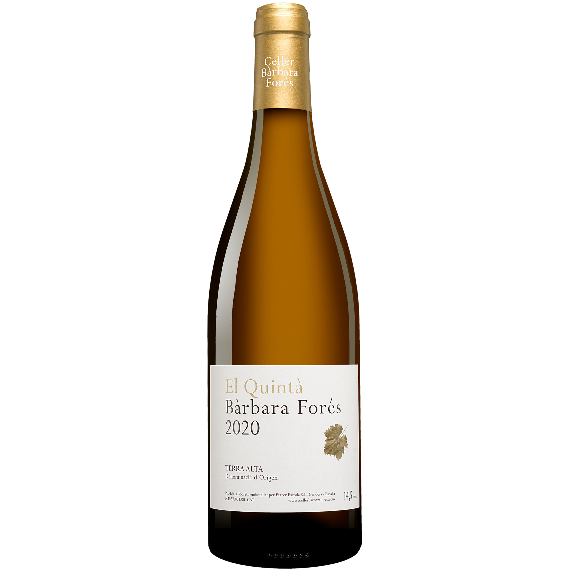 Bàrbara Forés »El Quintà« 2020  0.75L 14.5% Vol. Weißwein Trocken aus Spanien Weißwein 33933 vinos DE