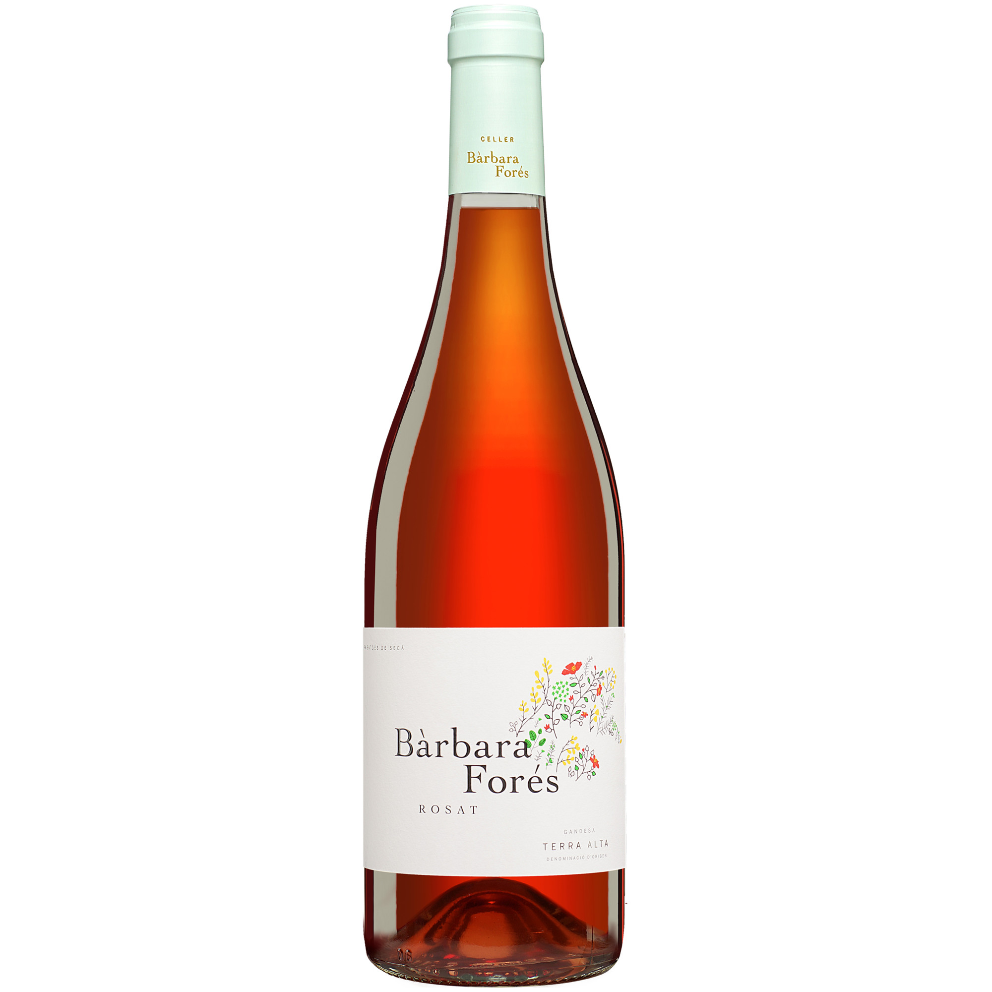 Bàrbara Forés Rosat 2021  0.75L 13% Vol. Roséwein Trocken aus Spanien Rosewein 33936 vinos DE