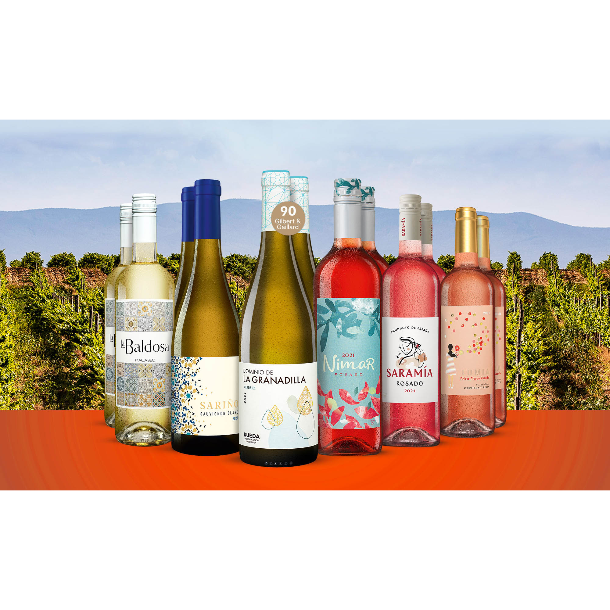Sommerfrische-Paket  9L Weinpaket aus Spanien 34241 vinos DE