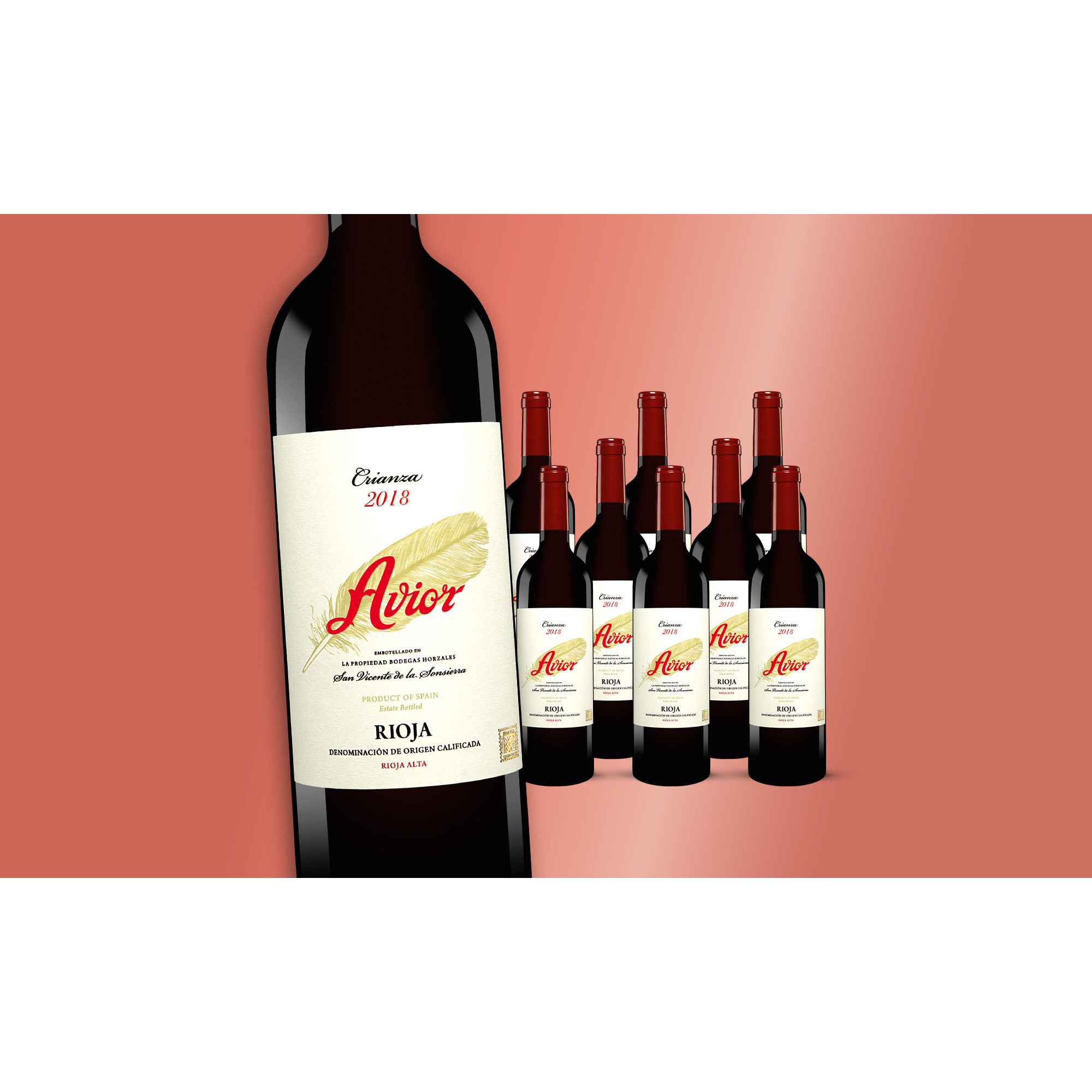 Avior Crianza 2018  6.75L 13.5% Vol. Weinpaket aus Spanien 34265 vinos DE