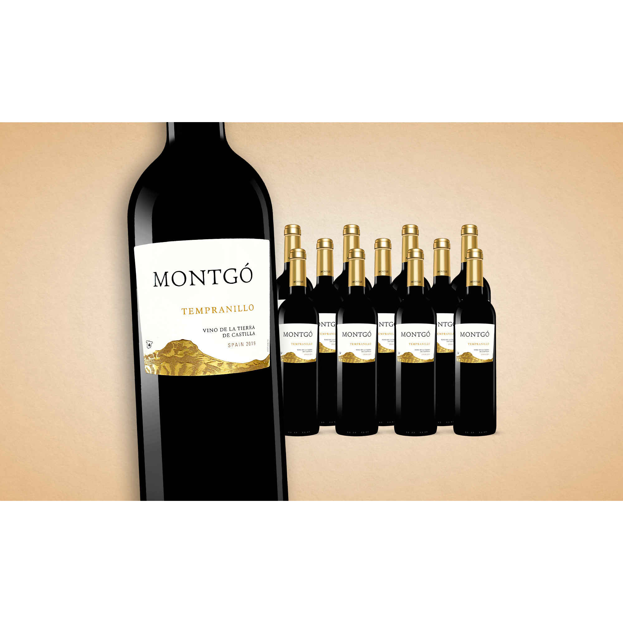 Montgó Tempranillo 2019  9L Trocken Weinpaket aus Spanien 34300 vinos DE