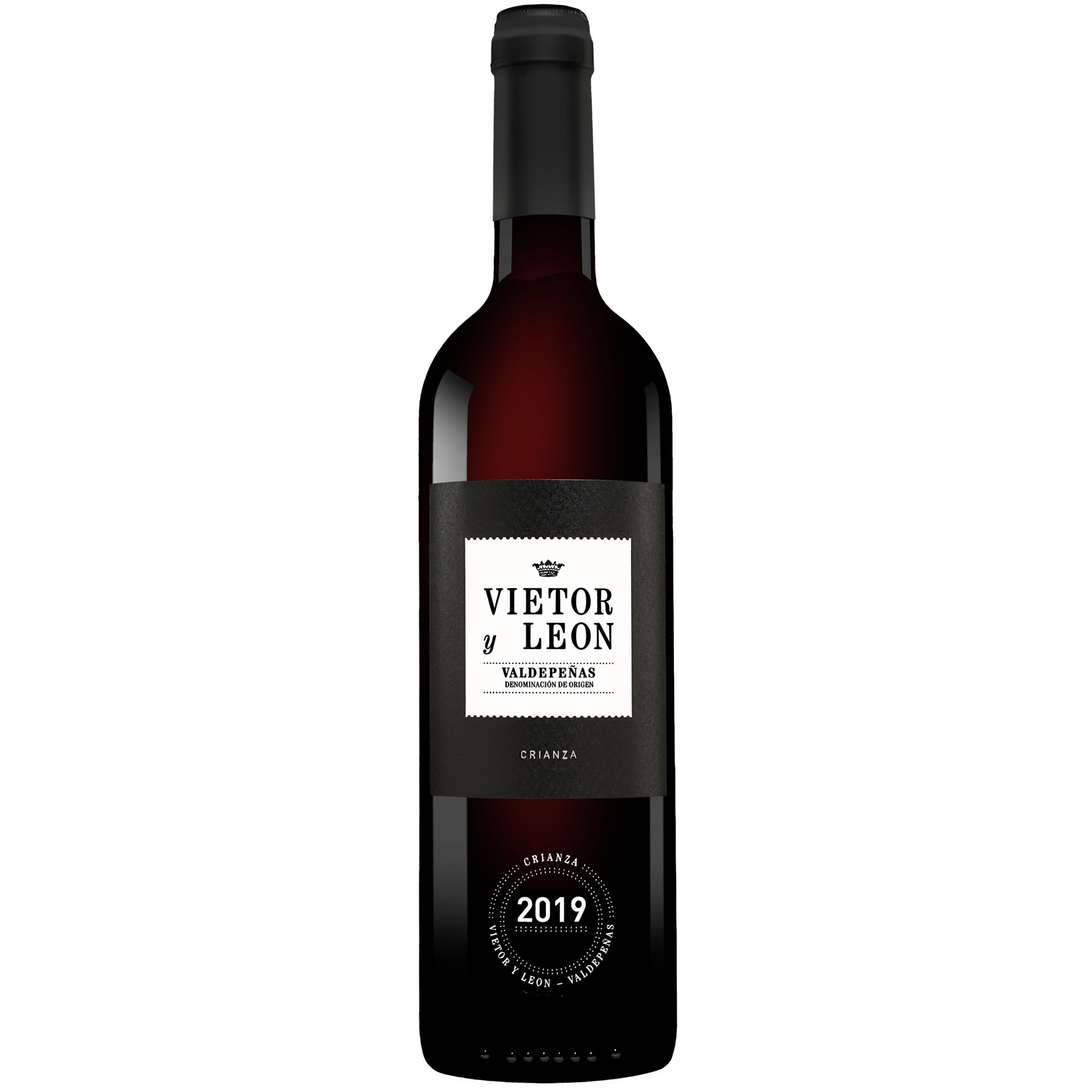 Vietor y Leon Crianza 2019  0.75L 13% Vol. Rotwein Trocken aus Spanien Rotwein 34330 vinos DE