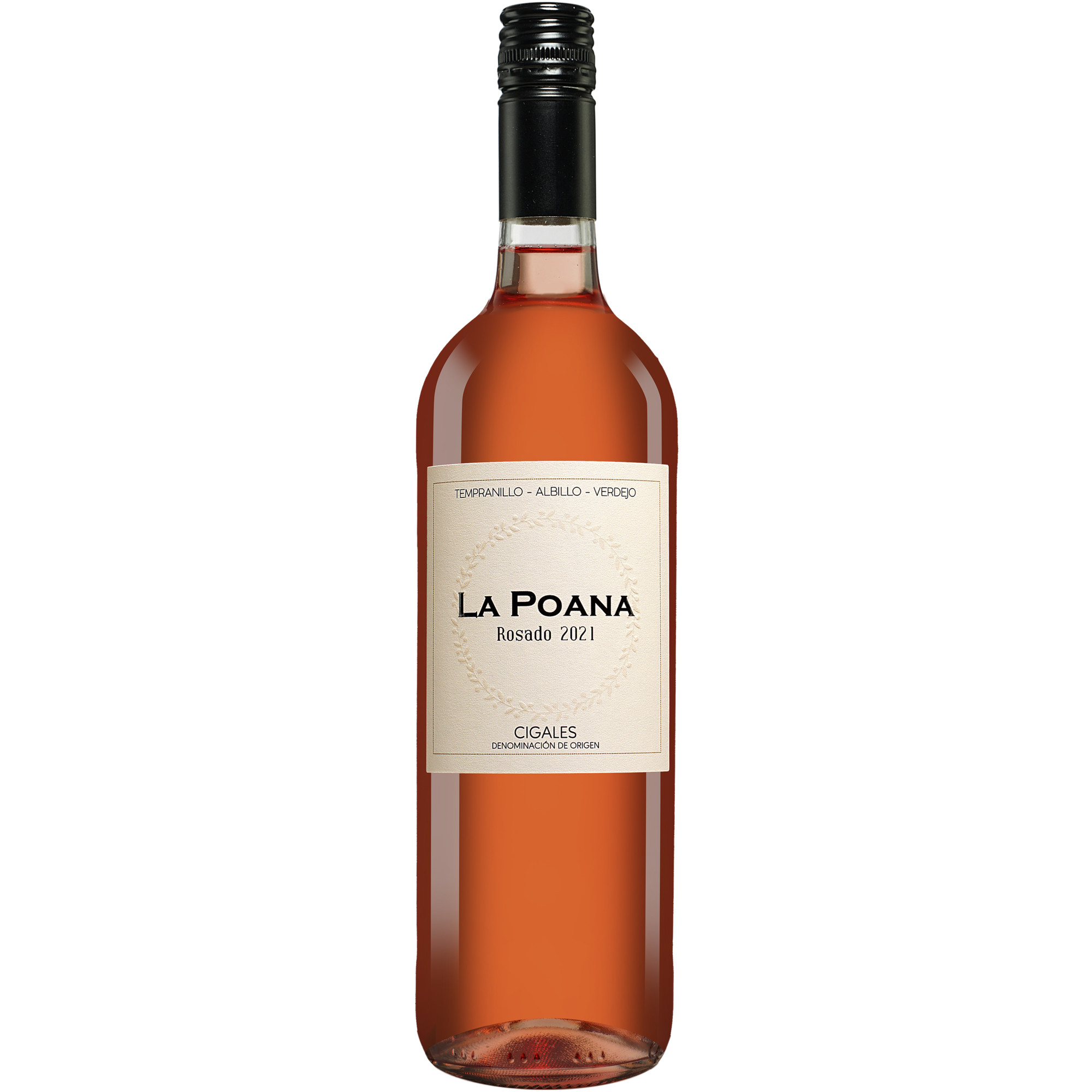 La Poana Rosado 2021  0.75L 13% Vol. Roséwein Trocken aus Spanien Rosewein 34445 vinos DE