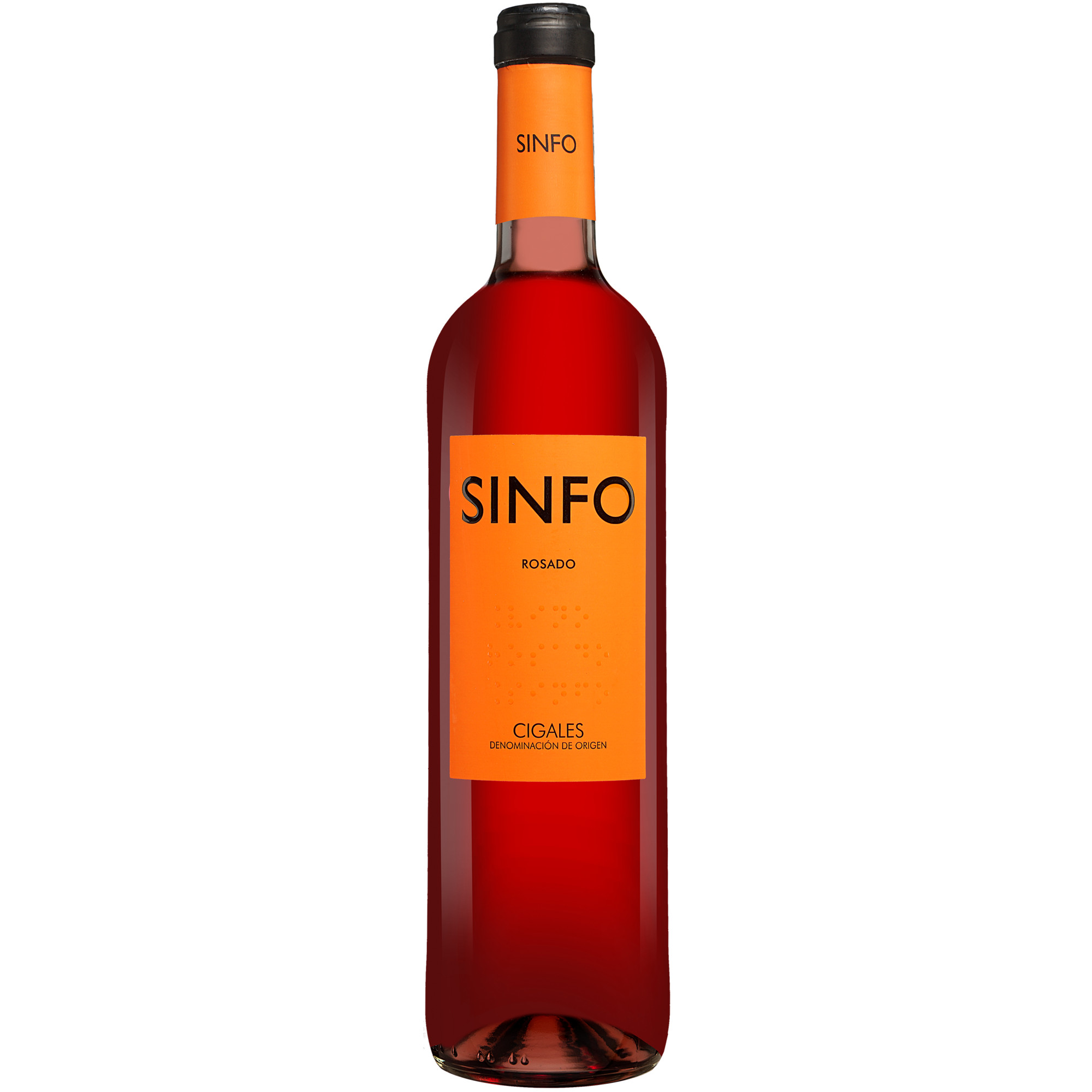 Sinfo Rosado 2021  0.75L 13% Vol. Roséwein Trocken aus Spanien Rosewein 34446 vinos DE