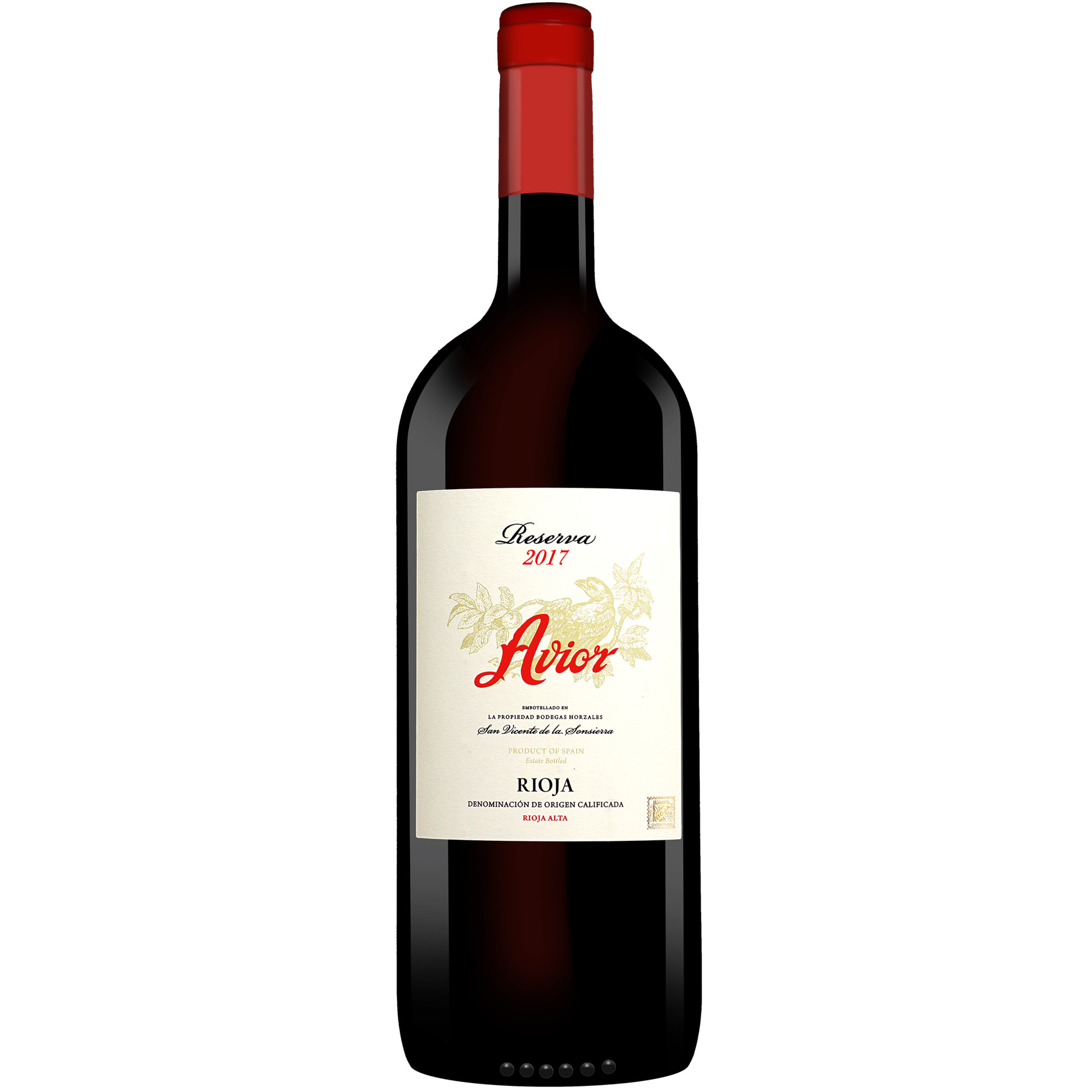 Avior Reserva - 1,5 L. Magnum 2017  1.5L 13.5% Vol. Rotwein Trocken aus Spanien Rotwein 34482 vinos DE