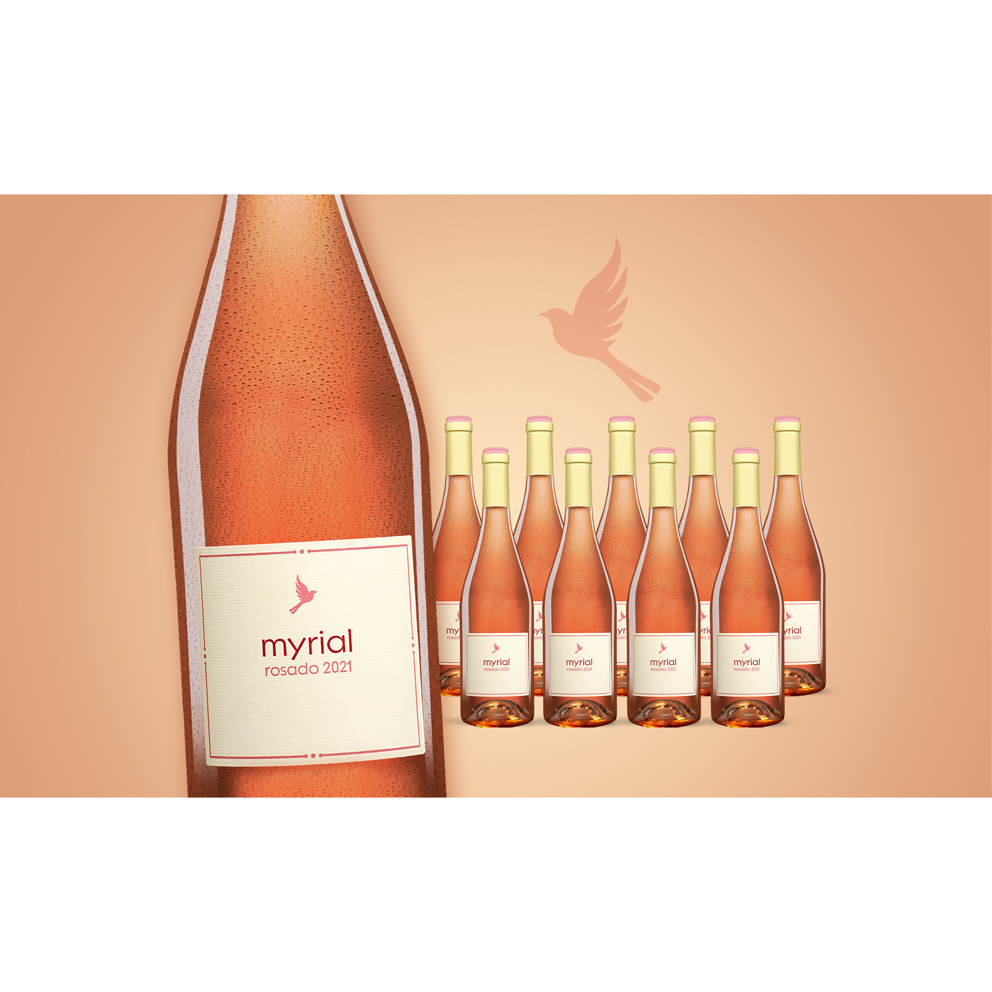 Myrial Rosado 2021  7.5L Trocken Weinpaket aus Spanien 34606 vinos DE