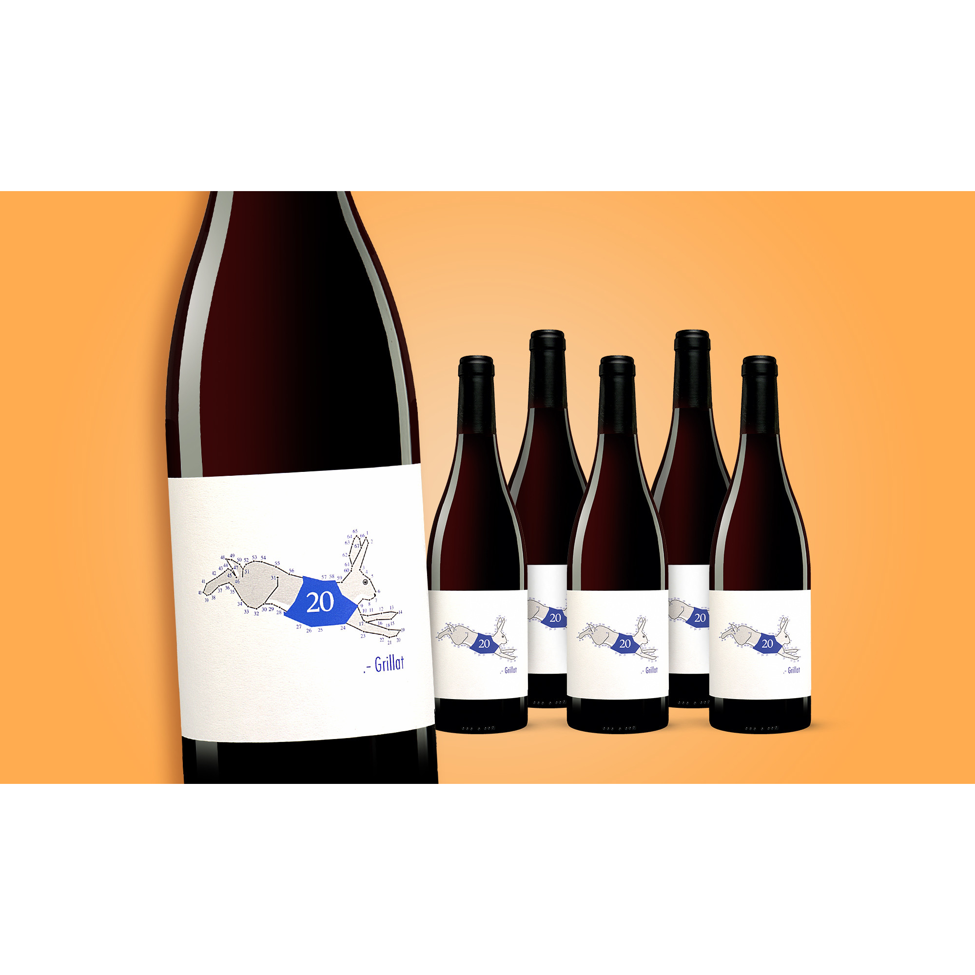 Javier Revert Viticultor »Grillat« 2020  4.5L Trocken Weinpaket aus Spanien 34608 vinos DE