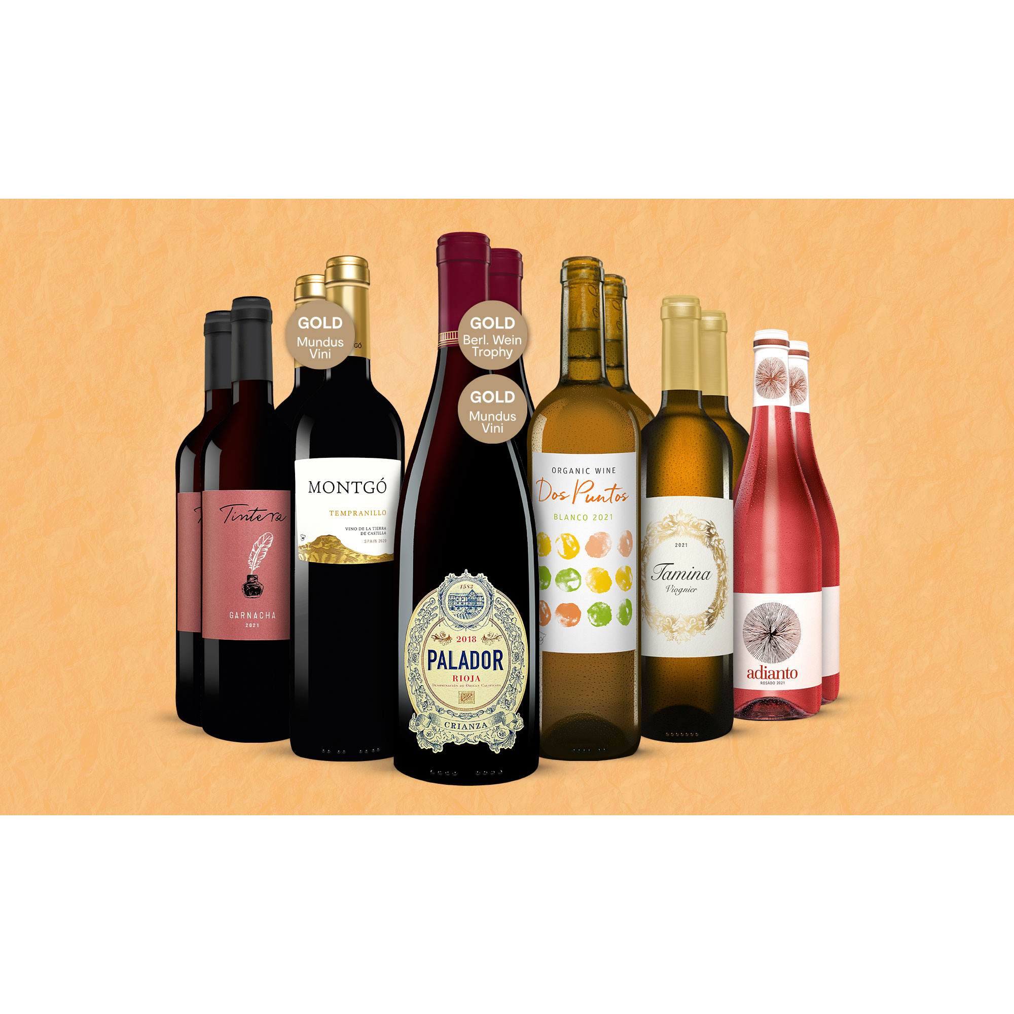 Juli-Genießer-Paket  9L Weinpaket aus Spanien 34705 vinos DE