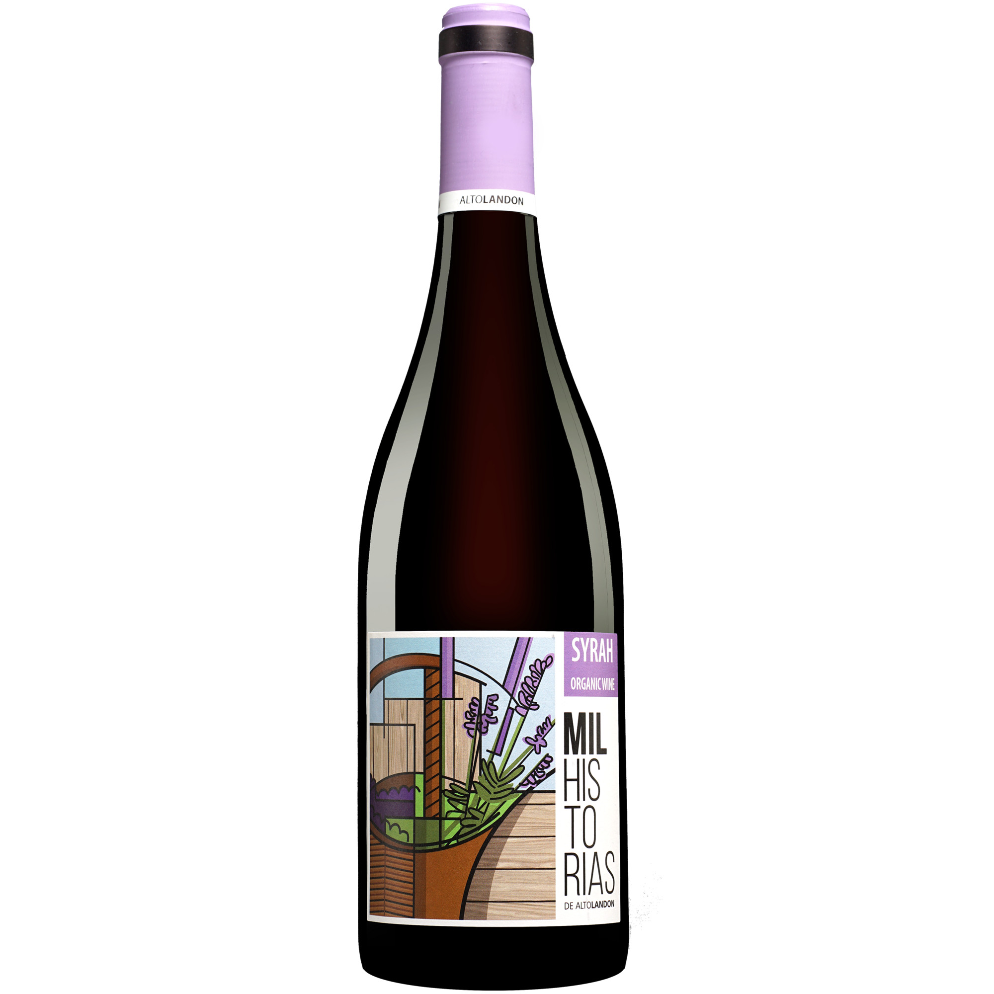 Altolandon Mil Historias Syrah 2020  0.75L 14% Vol. Rotwein Trocken aus Spanien Rotwein 34733 vinos DE