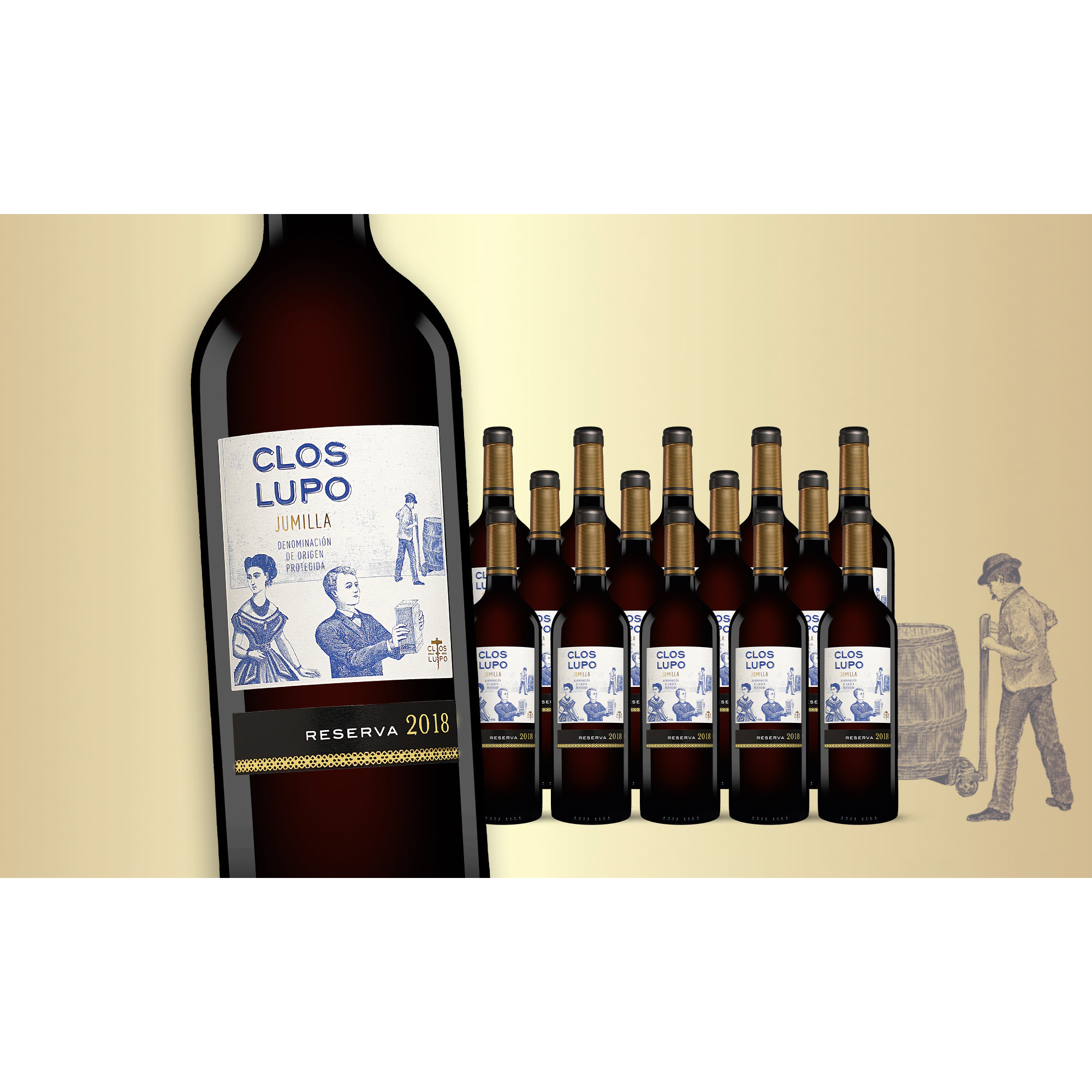 Clos Lupo Reserva 2018  11.25L Trocken Weinpaket aus Spanien 34792 vinos DE