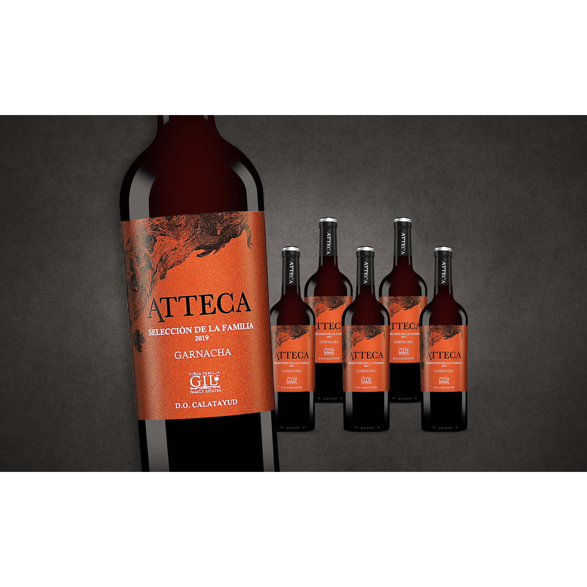 Atteca Garnacha Selección de la Familia 2019  4.5L Trocken Weinpaket aus Spanien 34794 vinos DE