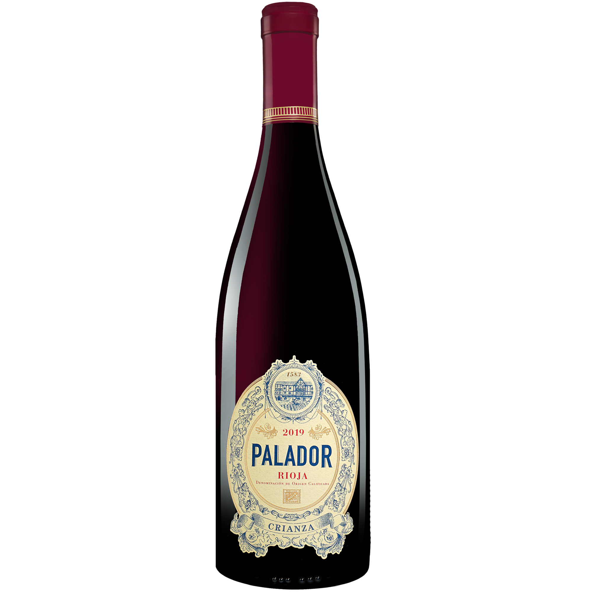 Palador Crianza 2019  0.75L 14.5% Vol. Rotwein Trocken aus Spanien Rotwein 34820 vinos DE